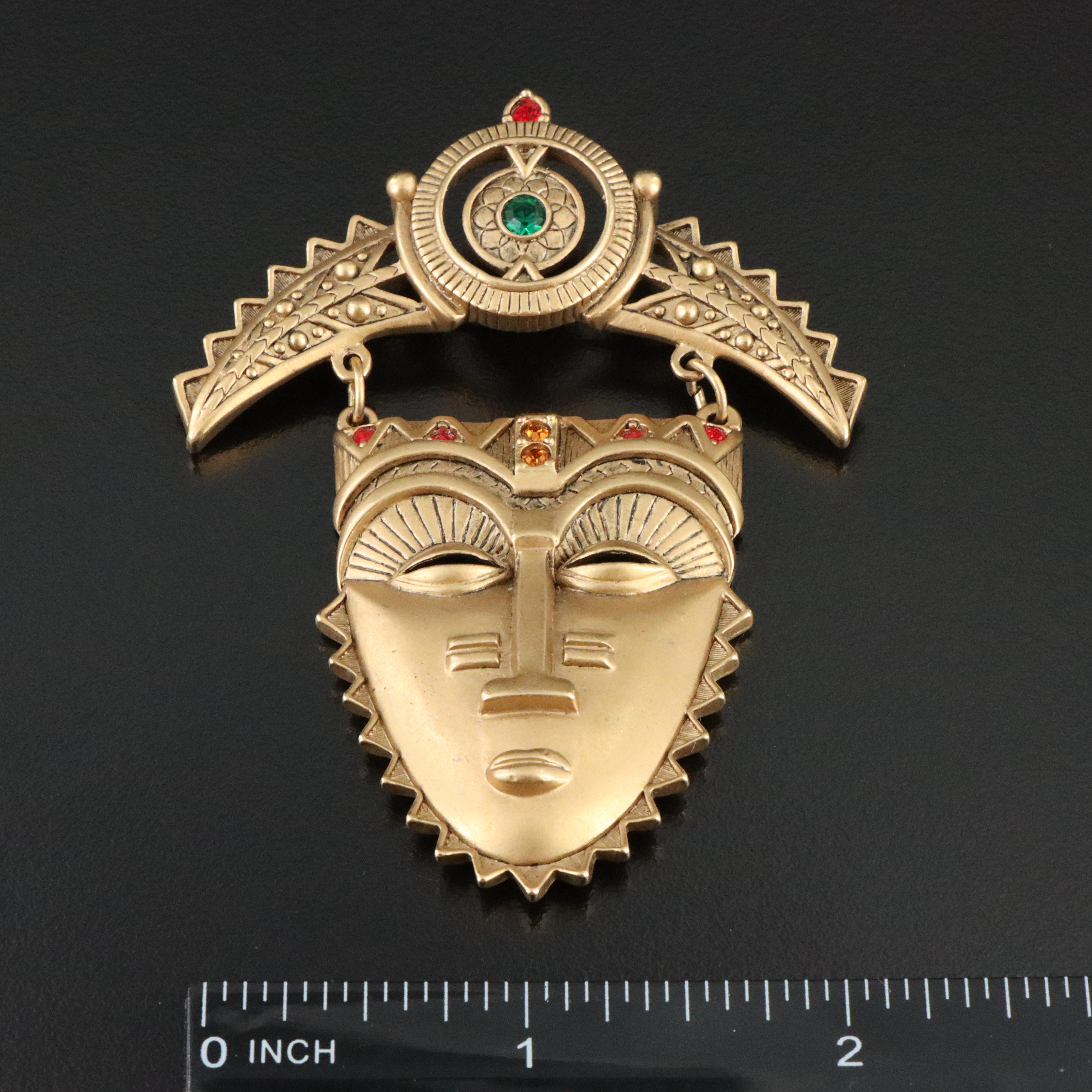 Faux Gemstone Brooch Collection