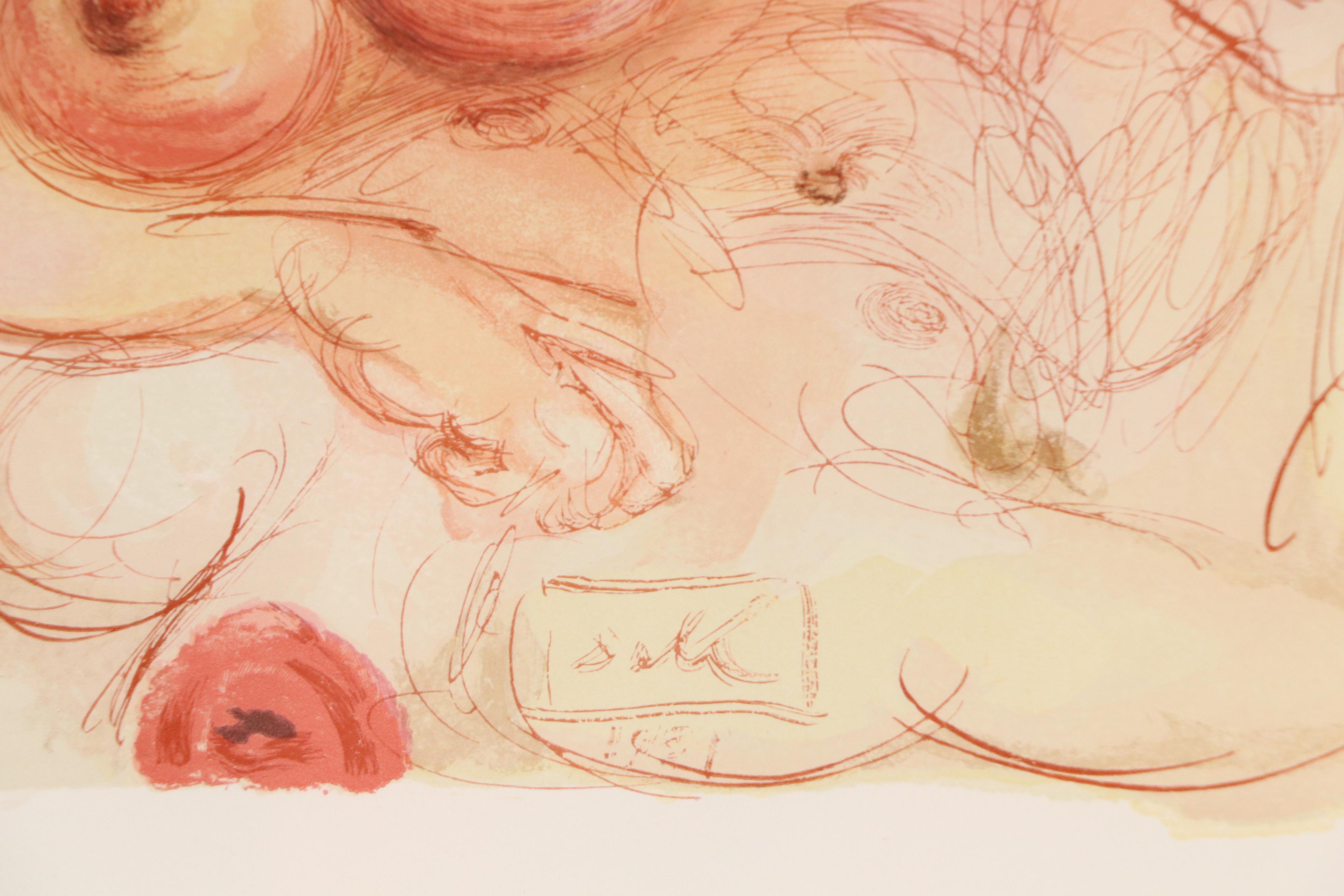 Salvador Dalí Wood Engraving "Le Songe," 1960–1964