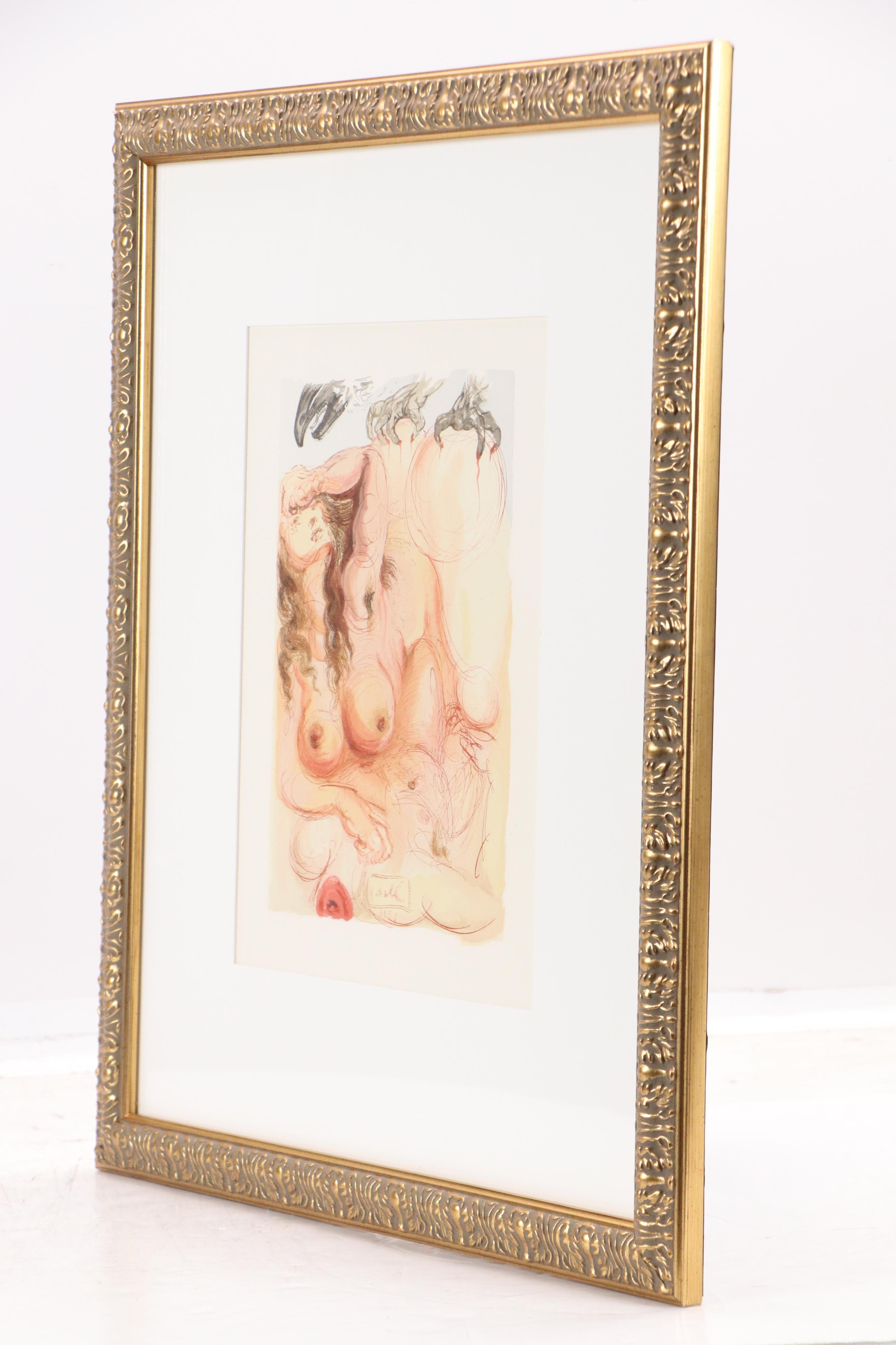 Salvador Dalí Wood Engraving "Le Songe," 1960–1964