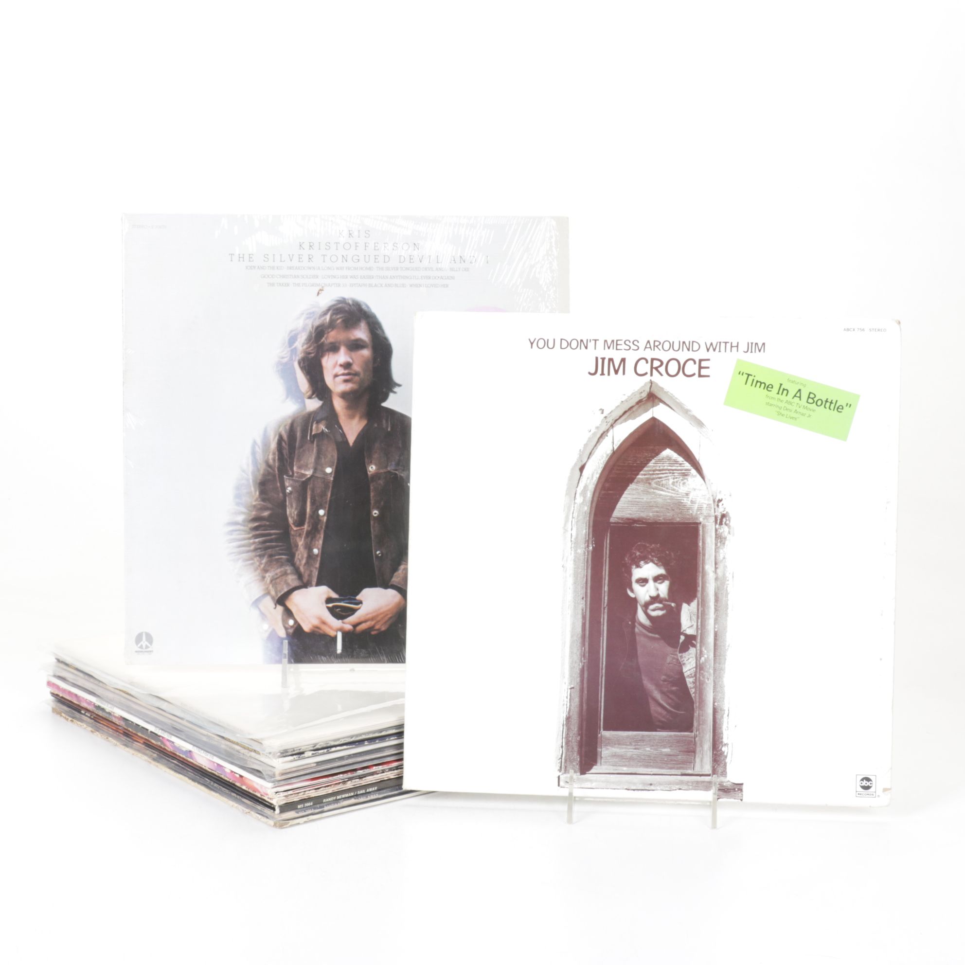 Jim Croce, Kris Kristofferson, James Taylor and Other Bluegrass Vinyl Records