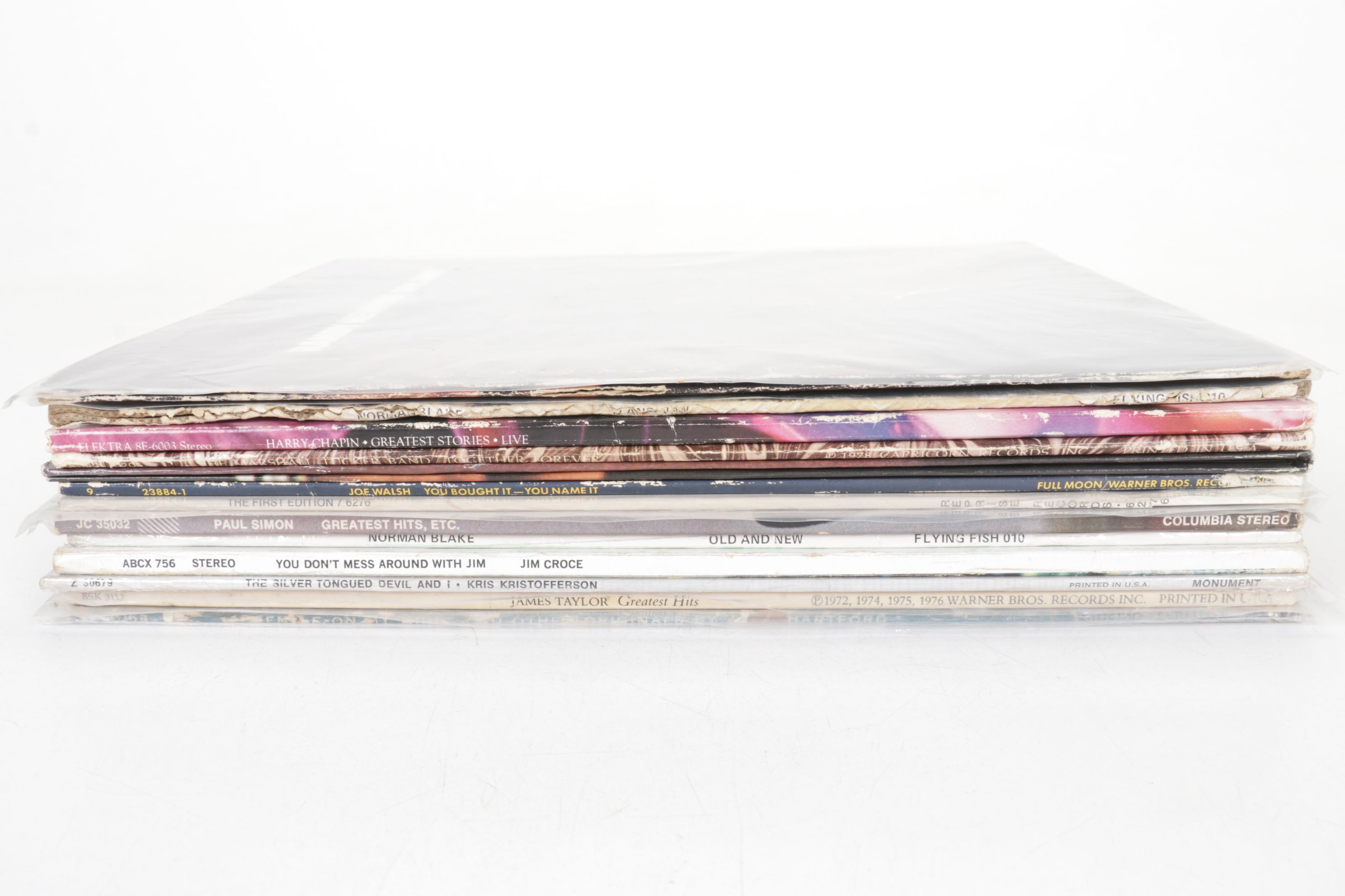 Jim Croce, Kris Kristofferson, James Taylor and Other Bluegrass Vinyl Records