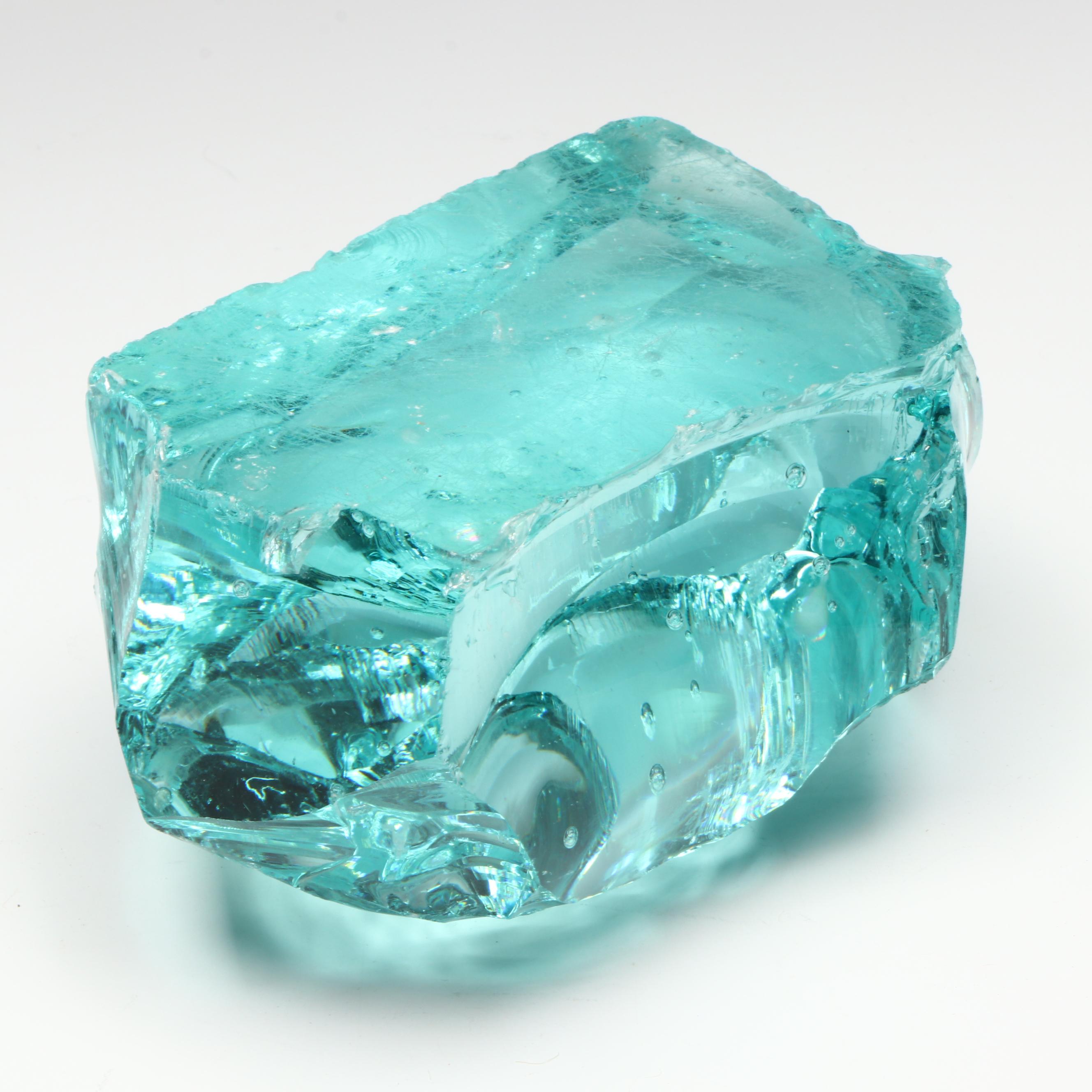 Antique Bennington Clay Marble with Vintage Glass Marbles and Glass Cullet