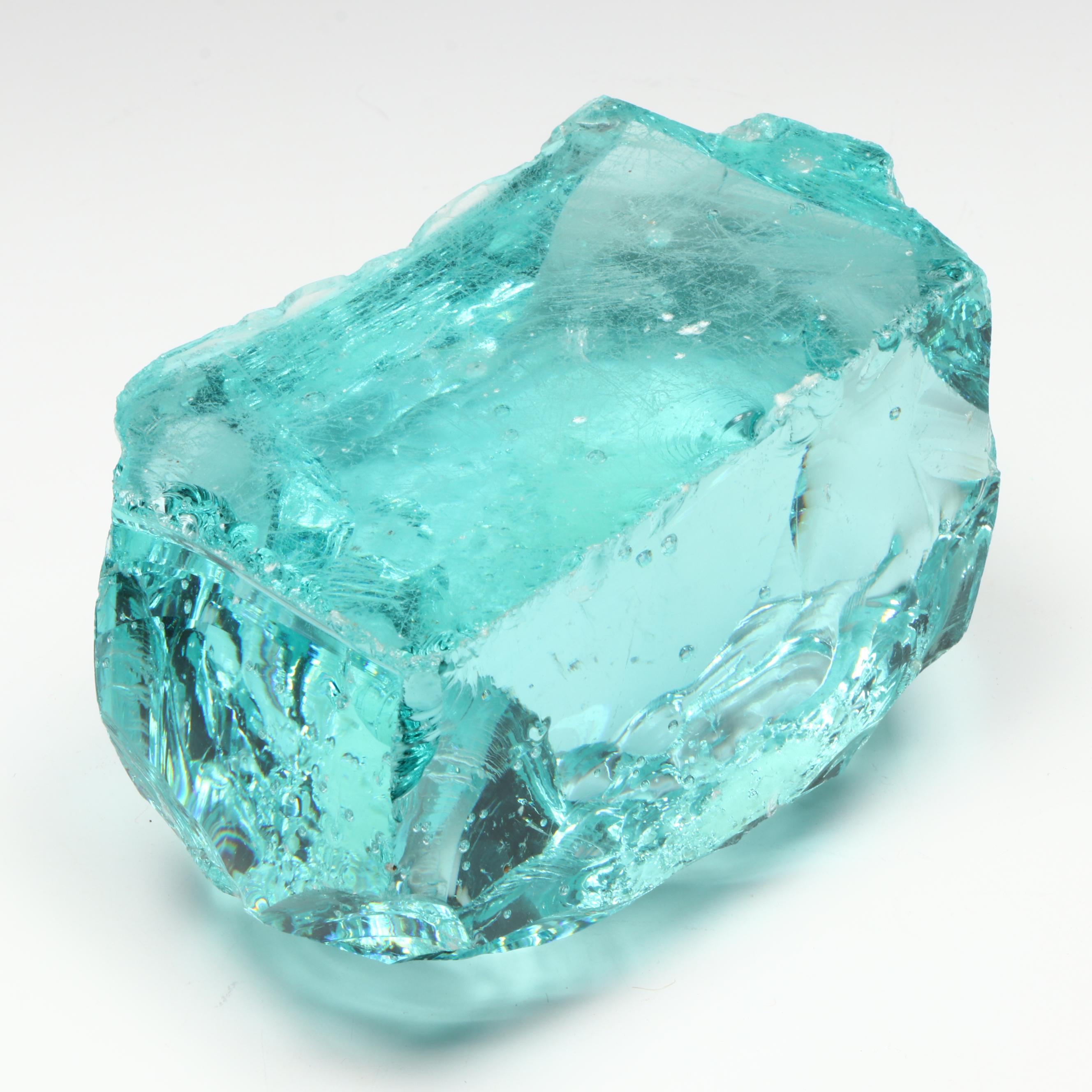 Antique Bennington Clay Marble with Vintage Glass Marbles and Glass Cullet