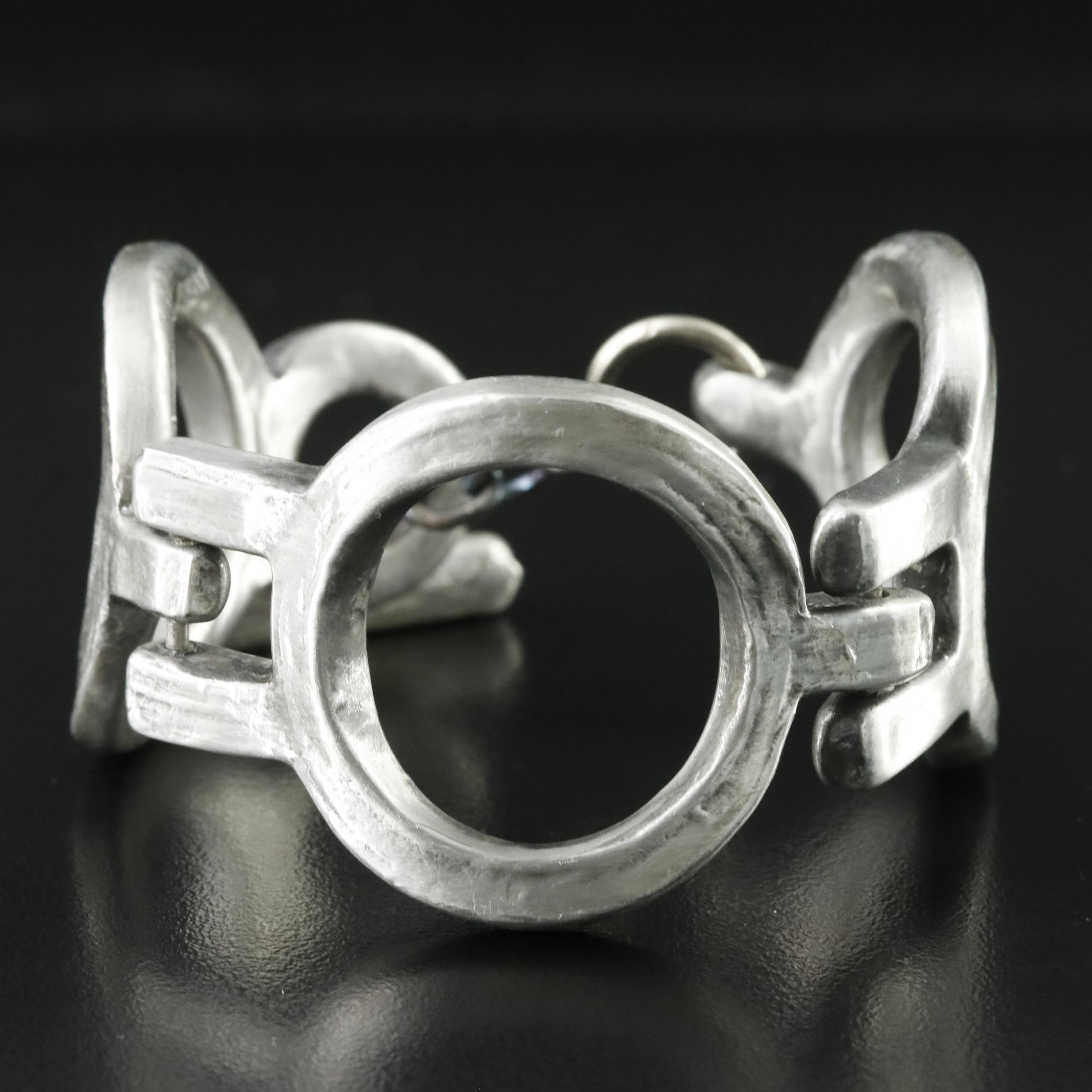Brutalist Anders Anderson Pewter Bracelet