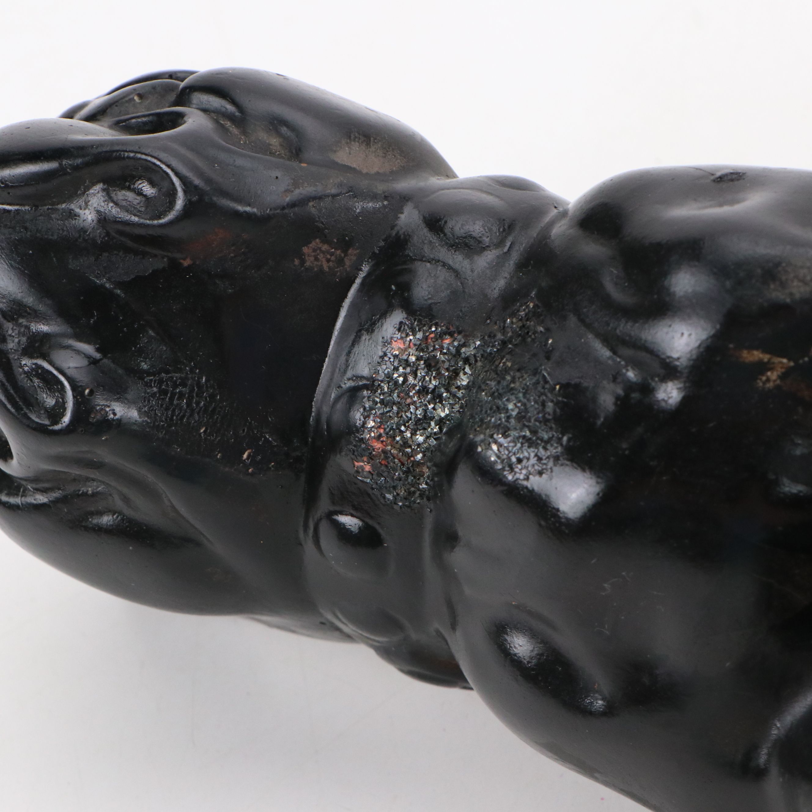 Chalkware French Bulldog Figure