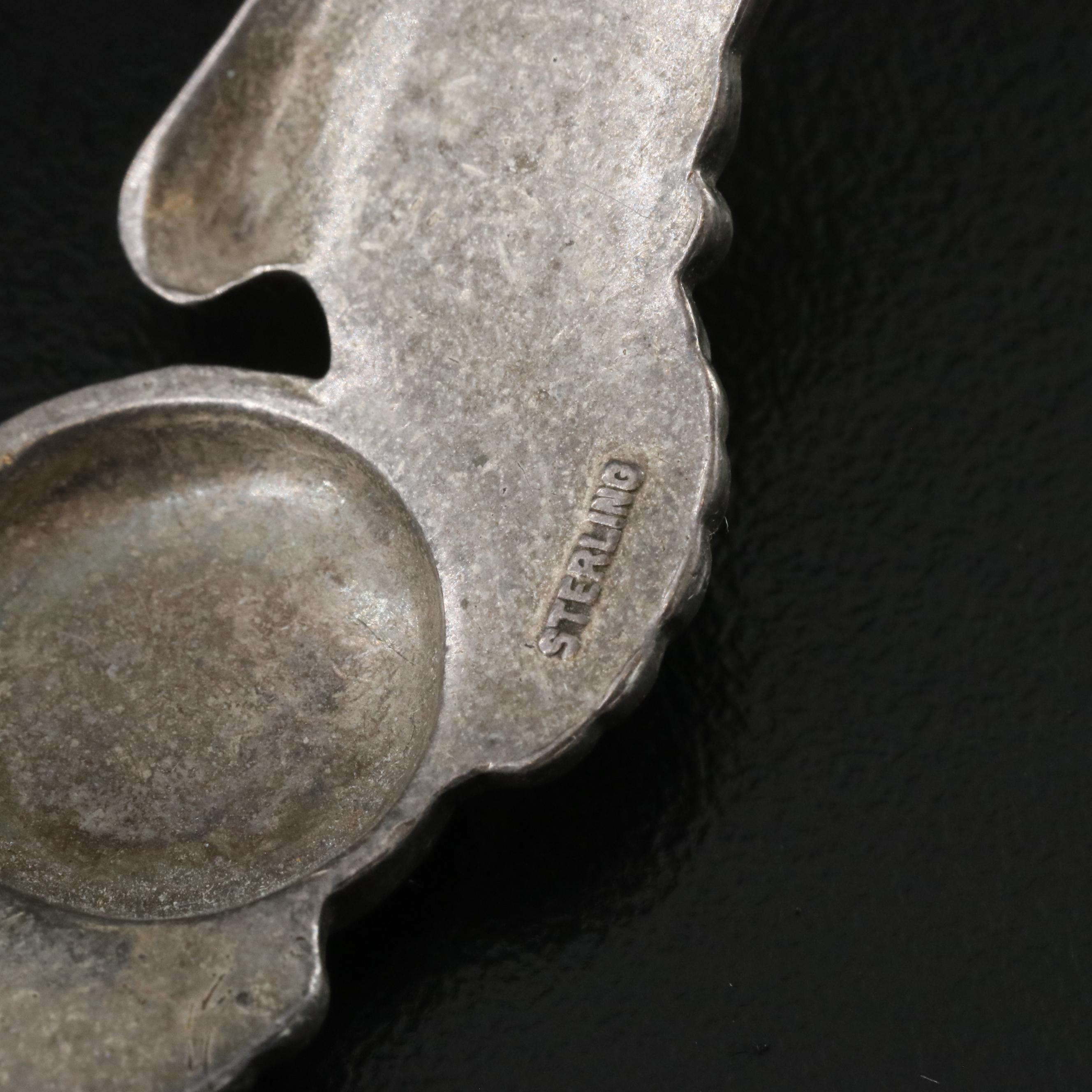 Vintage Sterling Military Pilot Bracelet