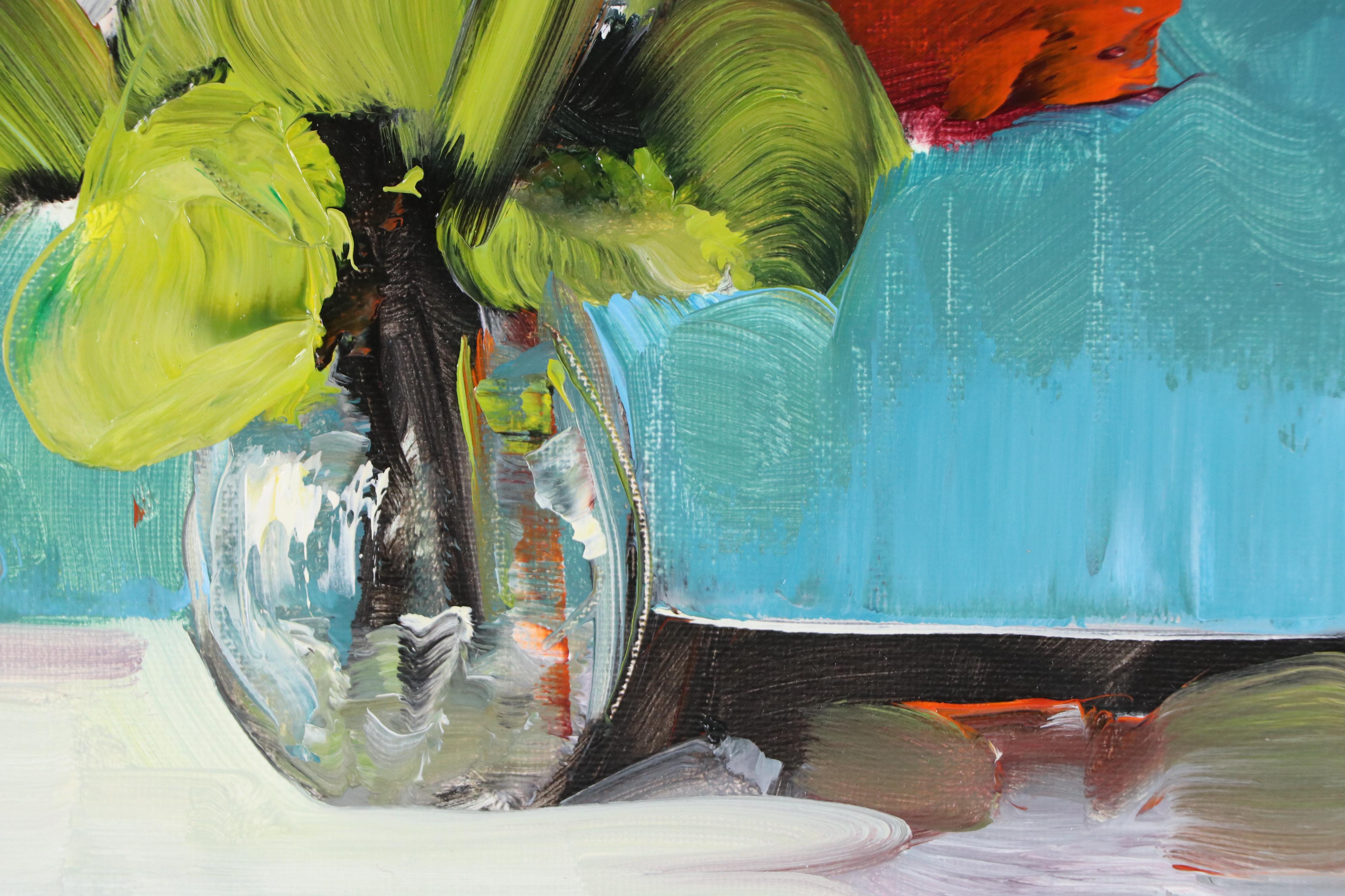 José M. Lima Floral Still Life Oil Painting, 2025