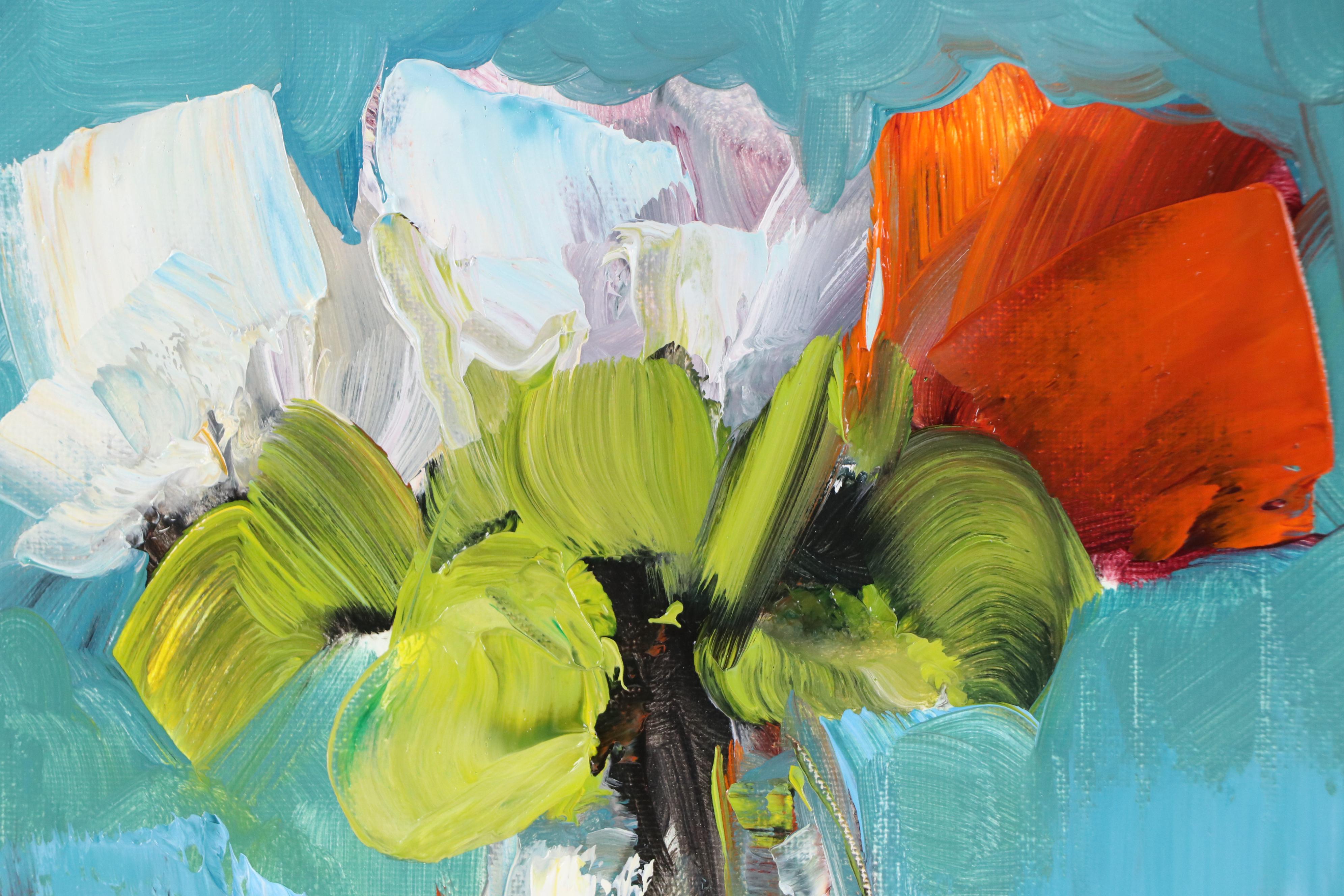 José M. Lima Floral Still Life Oil Painting, 2025