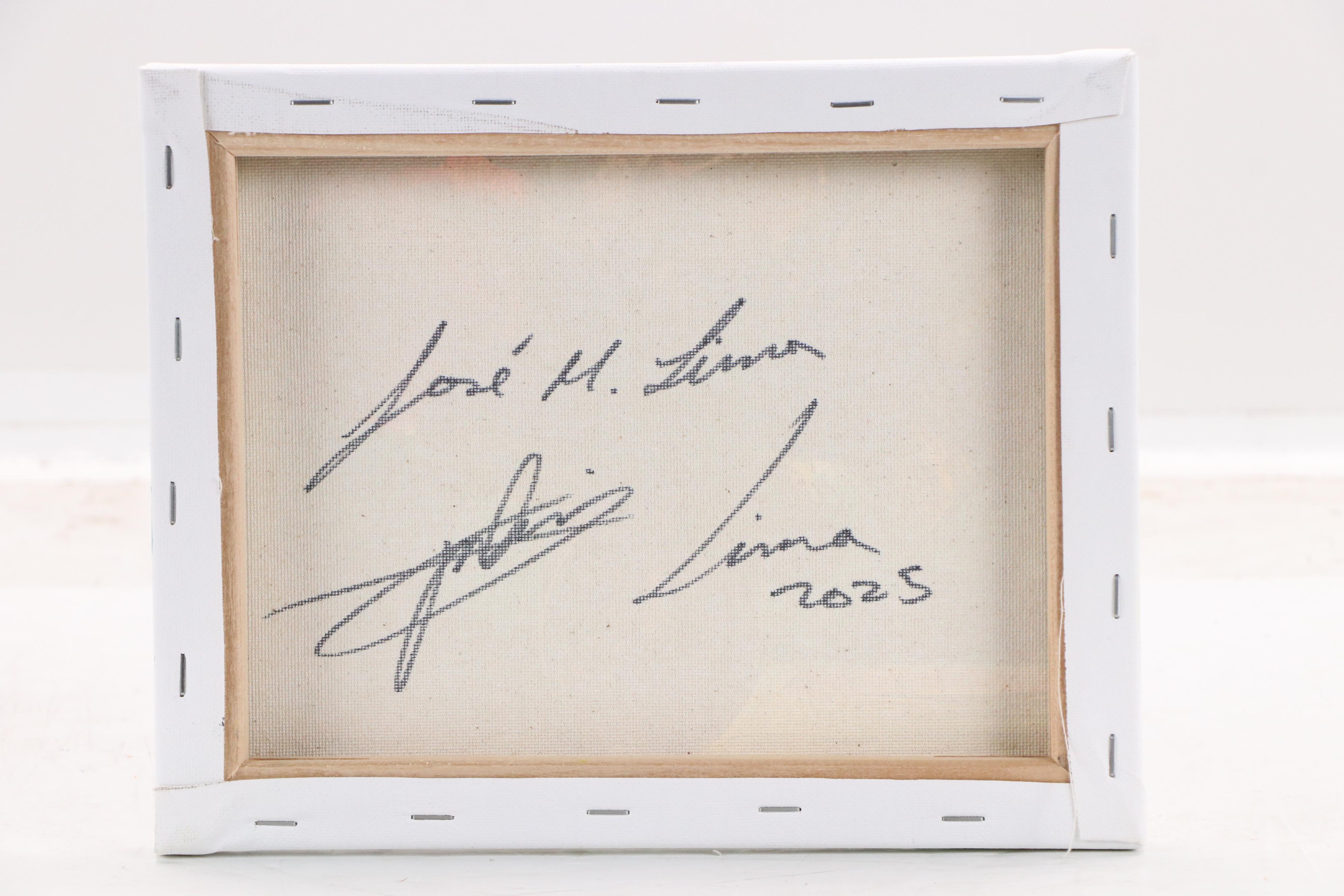 José M. Lima Floral Still Life Oil Painting, 2025