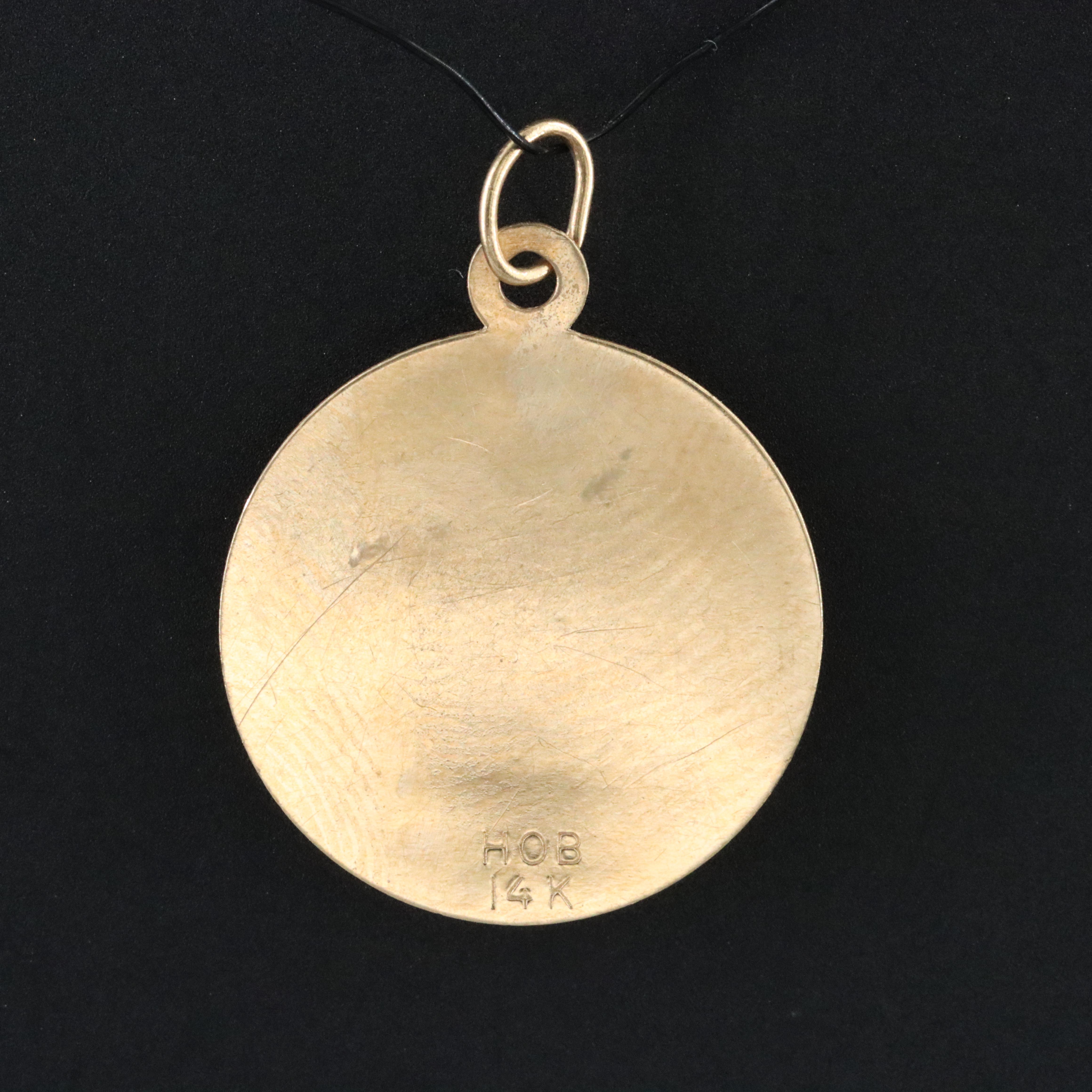 14K "I Love You" Charm Pendant