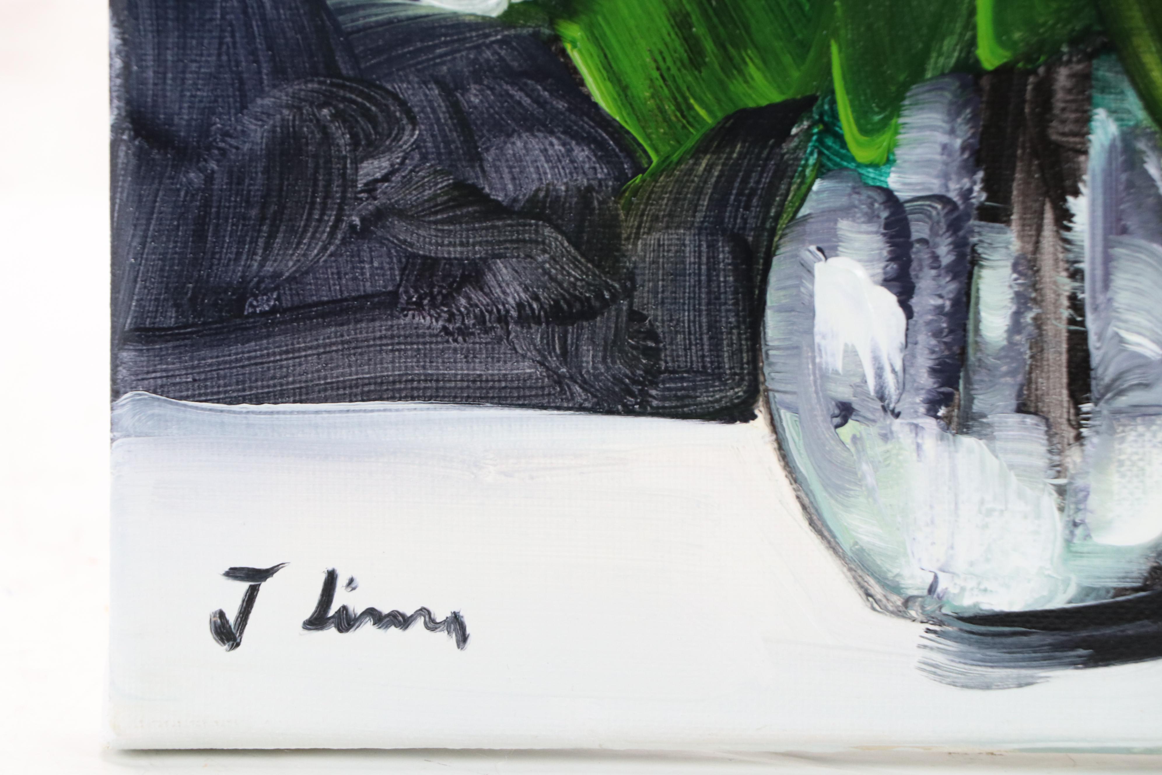 José M. Lima Floral Still Life Oil Painting, 2025