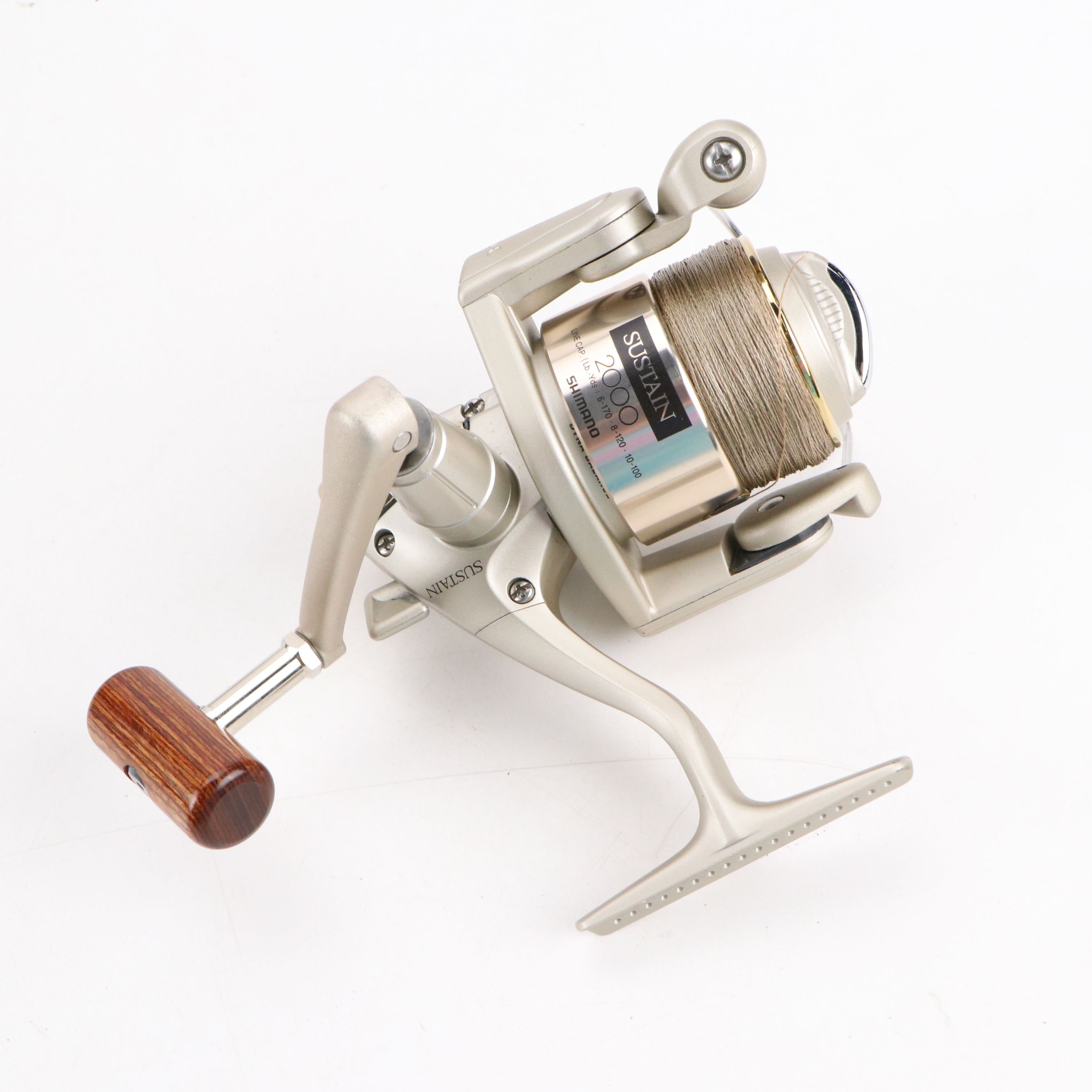 Shimano "Sustain" and "Aero" Spinning Reels with Cases