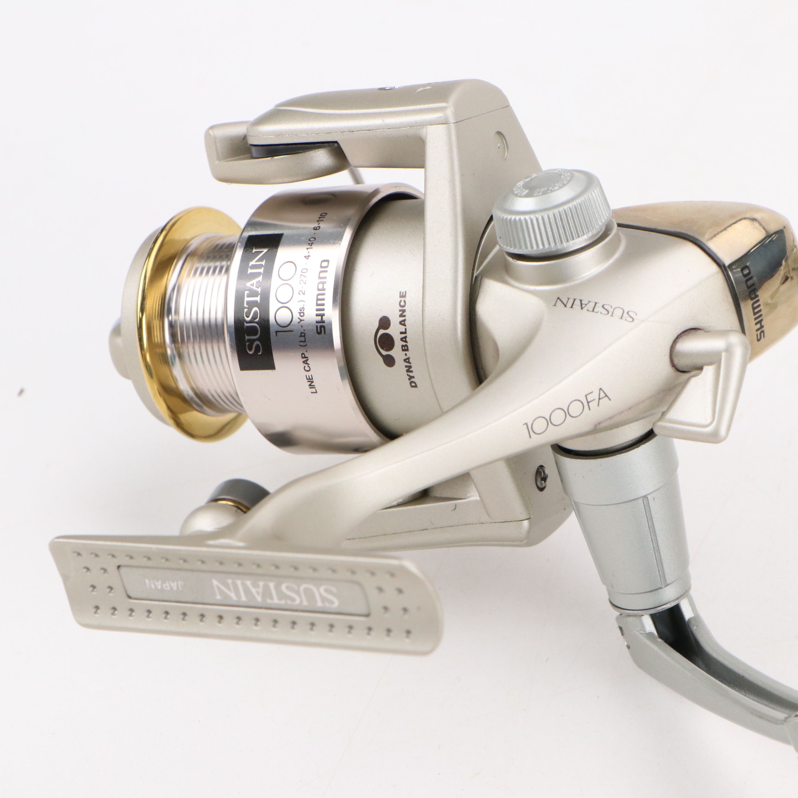 Shimano "Sustain" and "Aero" Spinning Reels with Cases