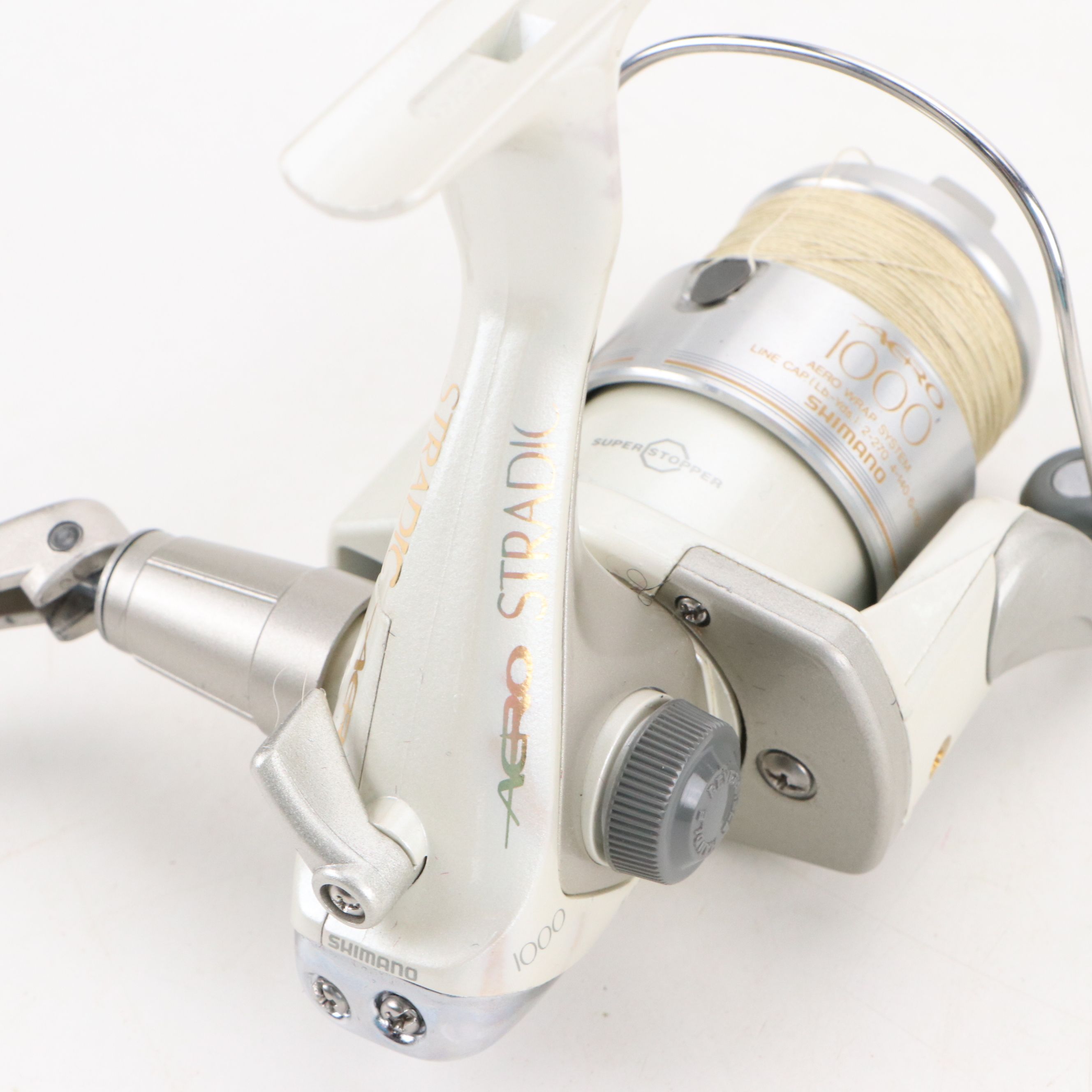 Shimano "Sustain" and "Aero" Spinning Reels with Cases