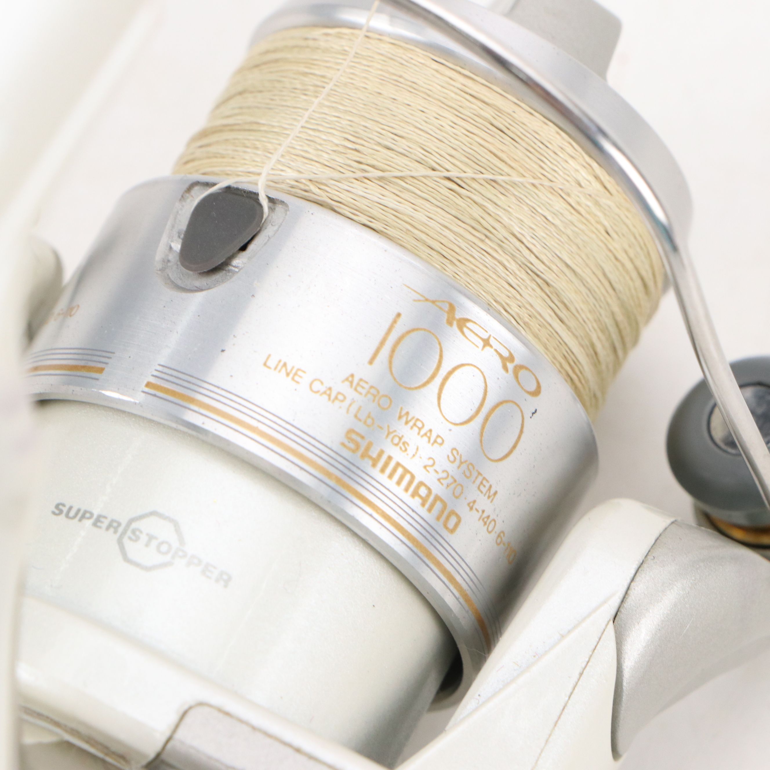 Shimano "Sustain" and "Aero" Spinning Reels with Cases