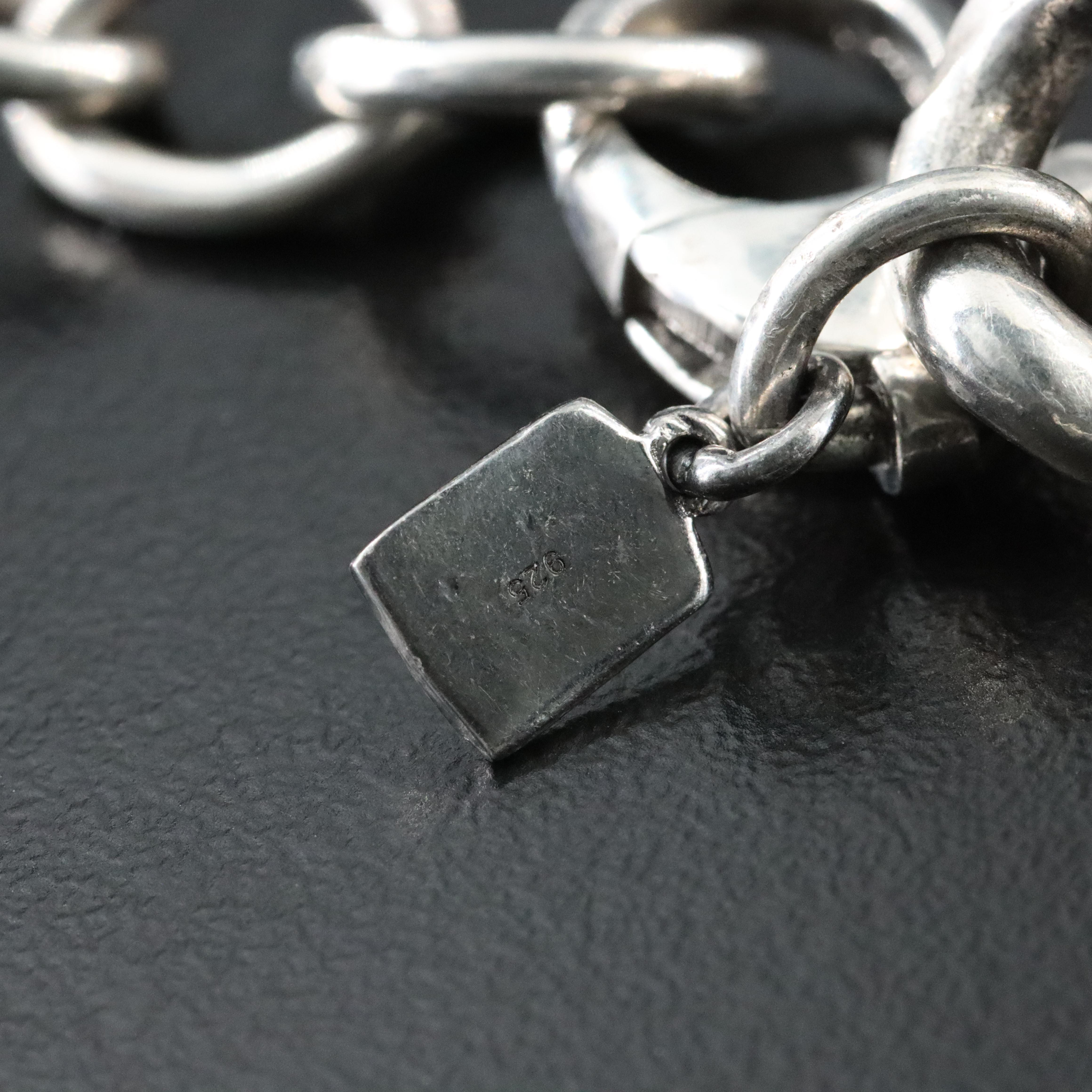 Sheryl Lowe Sterling Curb Chain Necklace