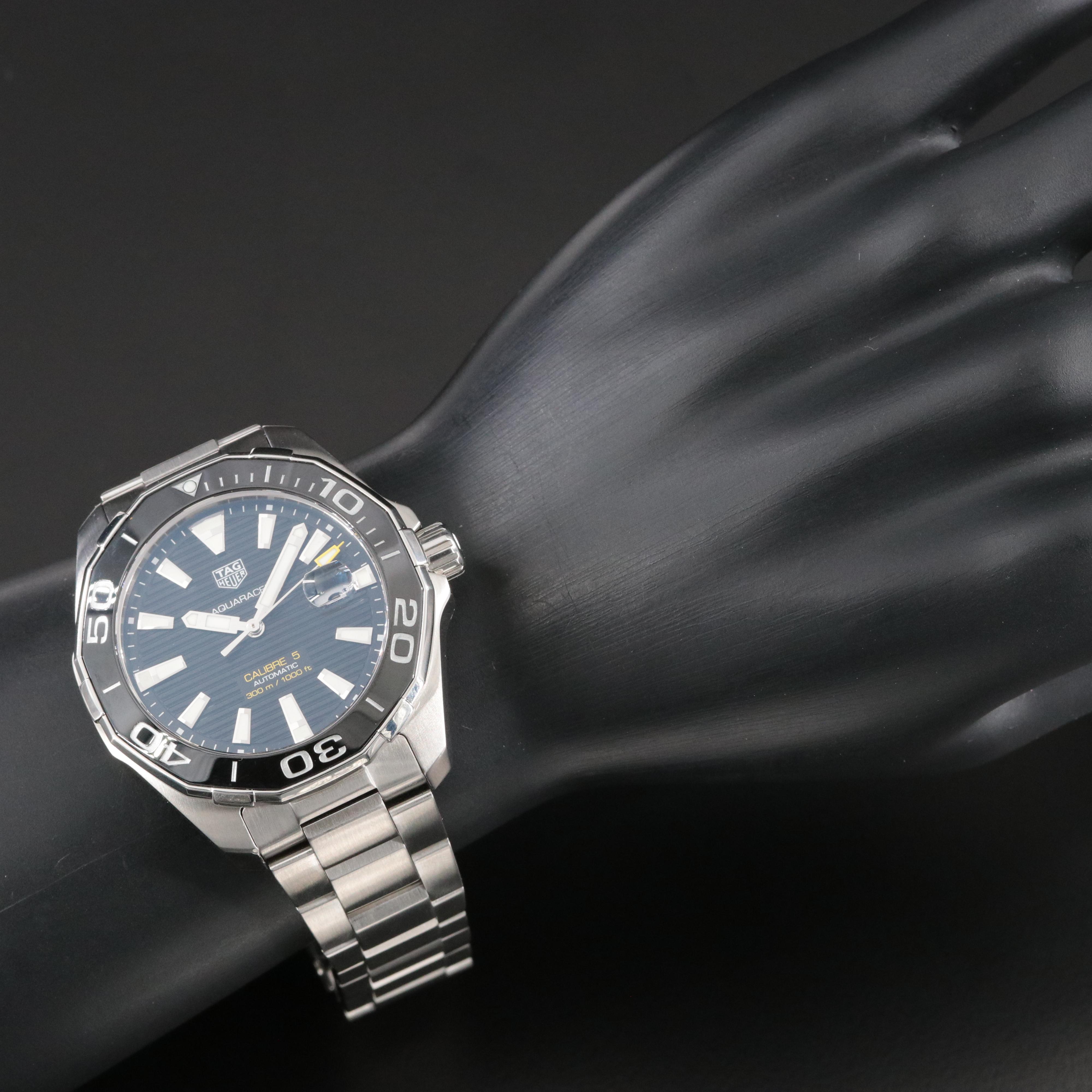 TAG Heuer Aquaracer Calibre 5 300M  43mm Steel Ceramic Automatic Watch