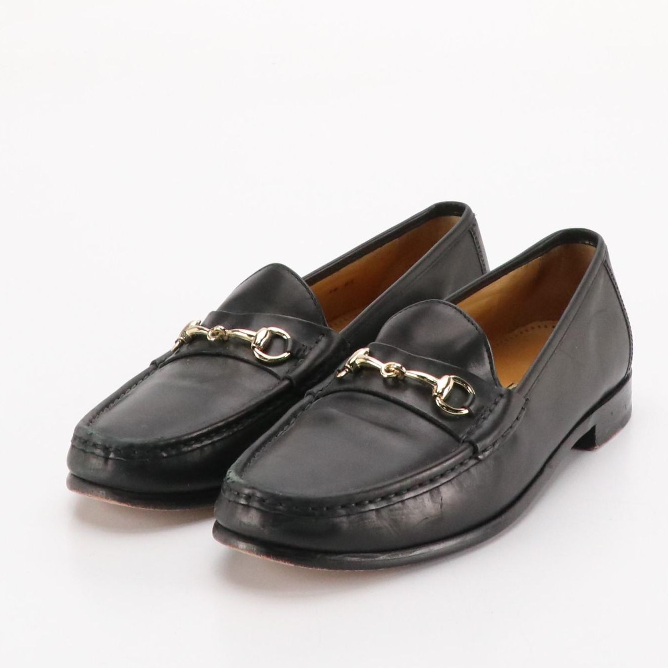 Cole Haan Black Leather Classic Bit Loafers