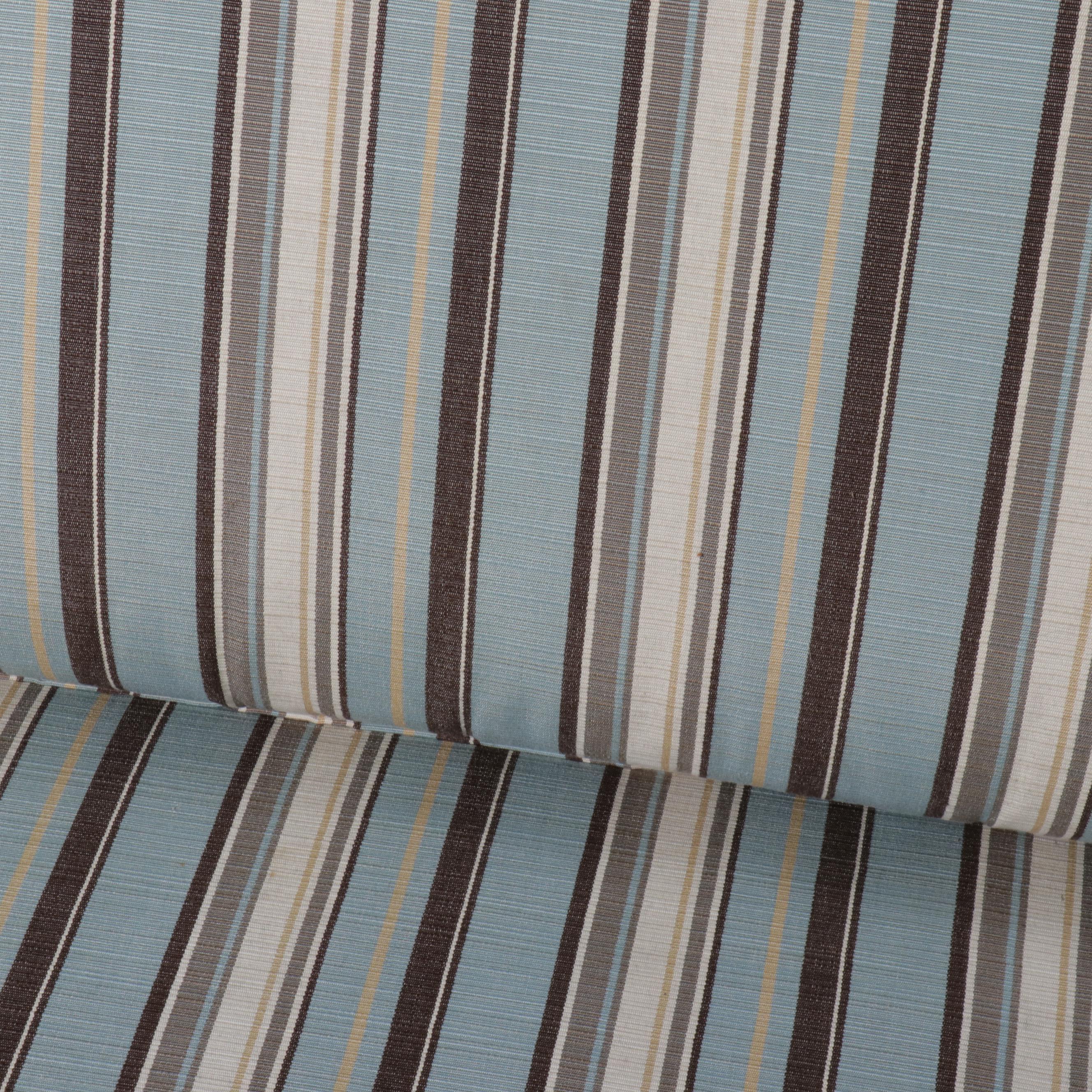 Pair of Arizona Iron Frame Chaise Lounges with Fitted Sunbrella Cushions