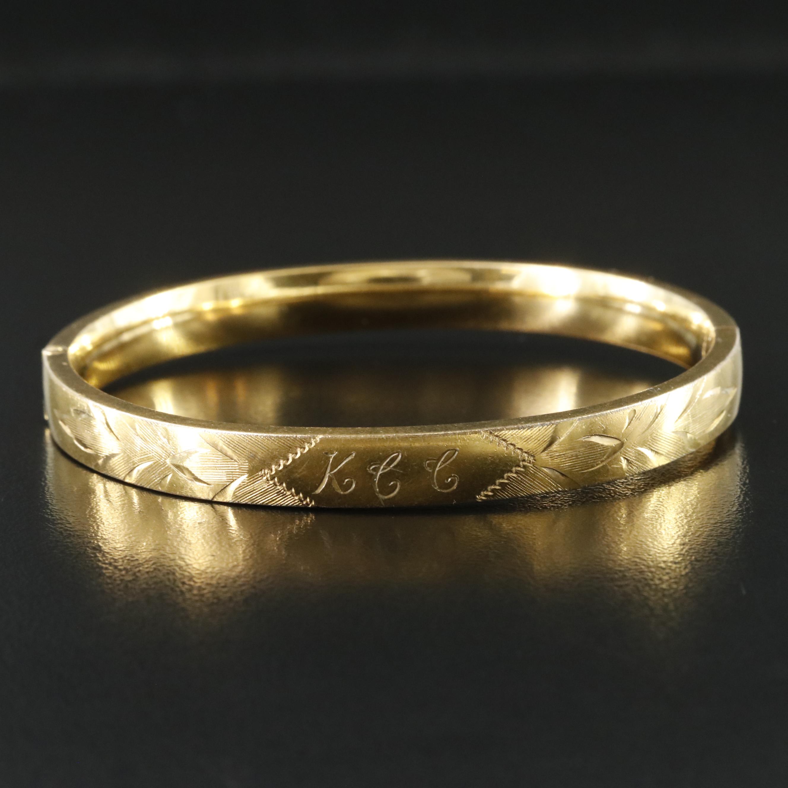 Carl-Art Inc. Gold-Filled Bangle