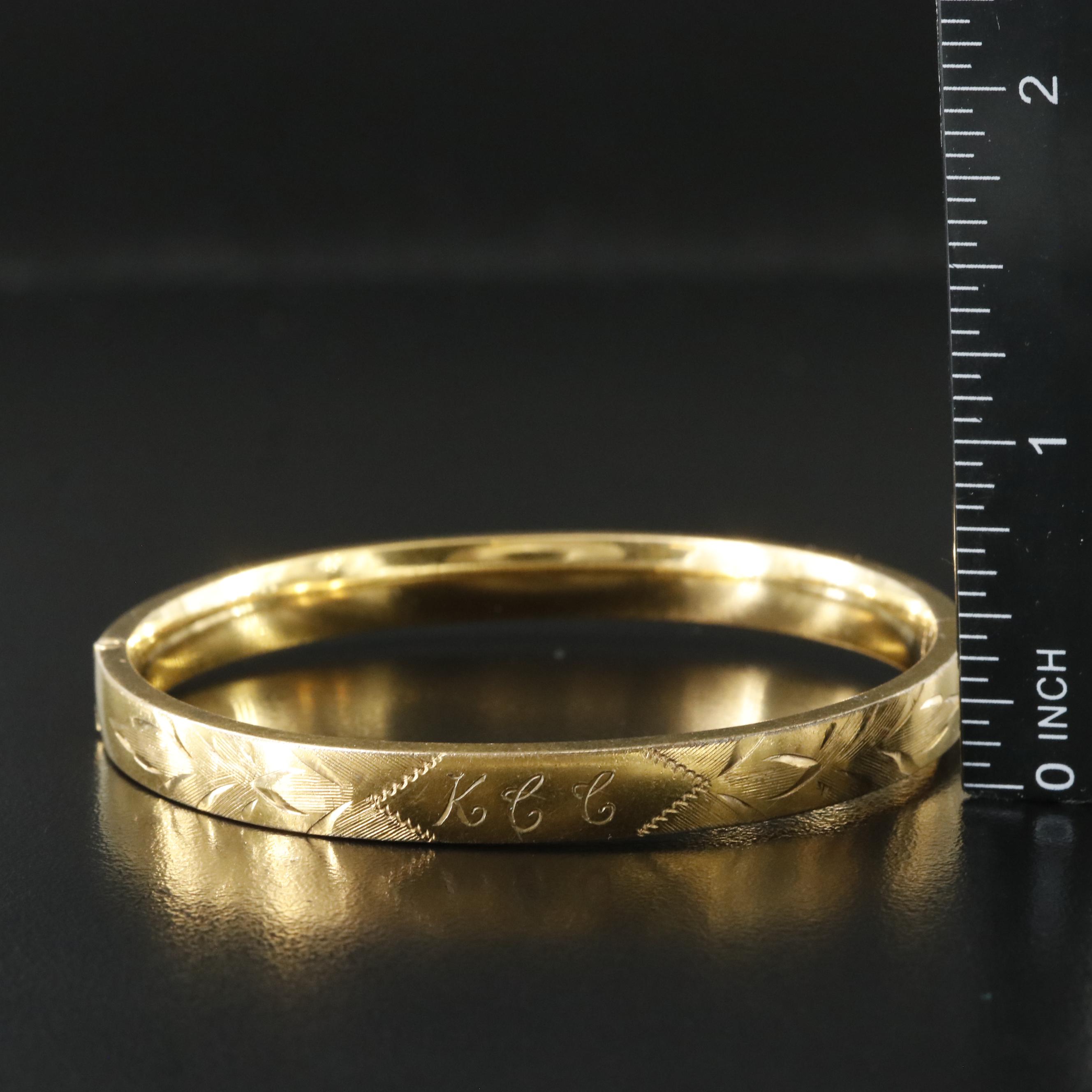 Carl-Art Inc. Gold-Filled Bangle