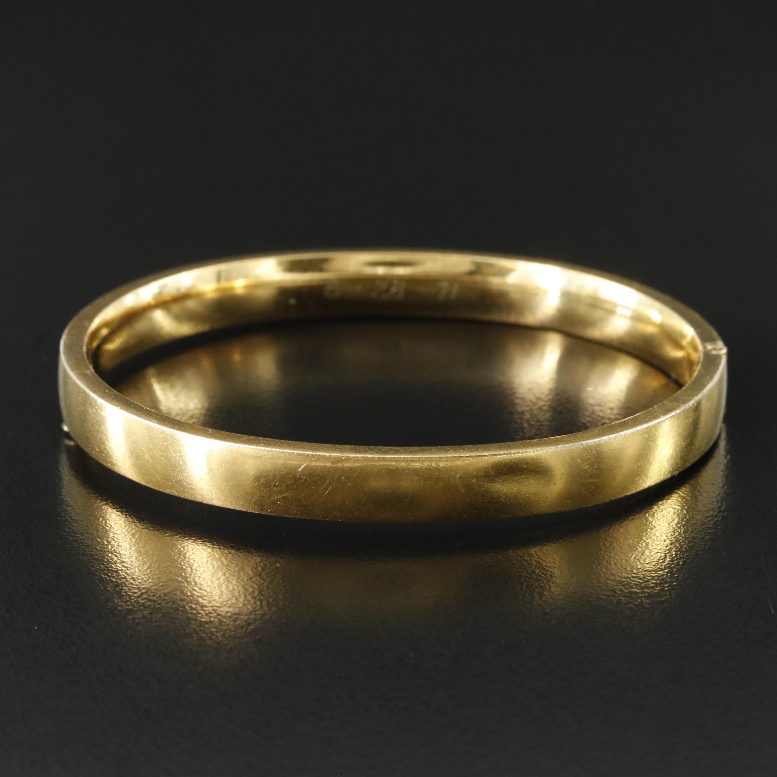 Carl-Art Inc. Gold-Filled Bangle