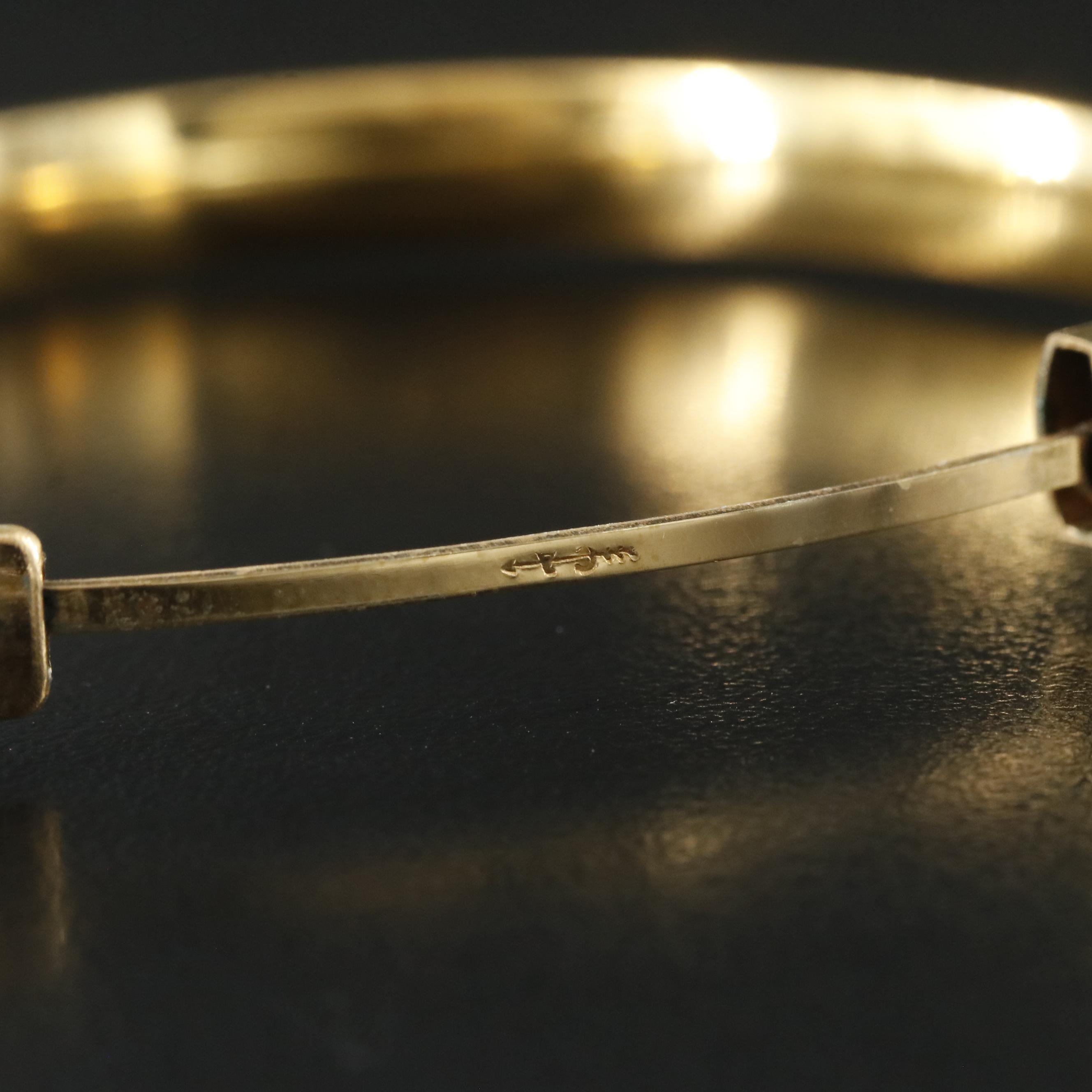 Carl-Art Inc. Gold-Filled Bangle