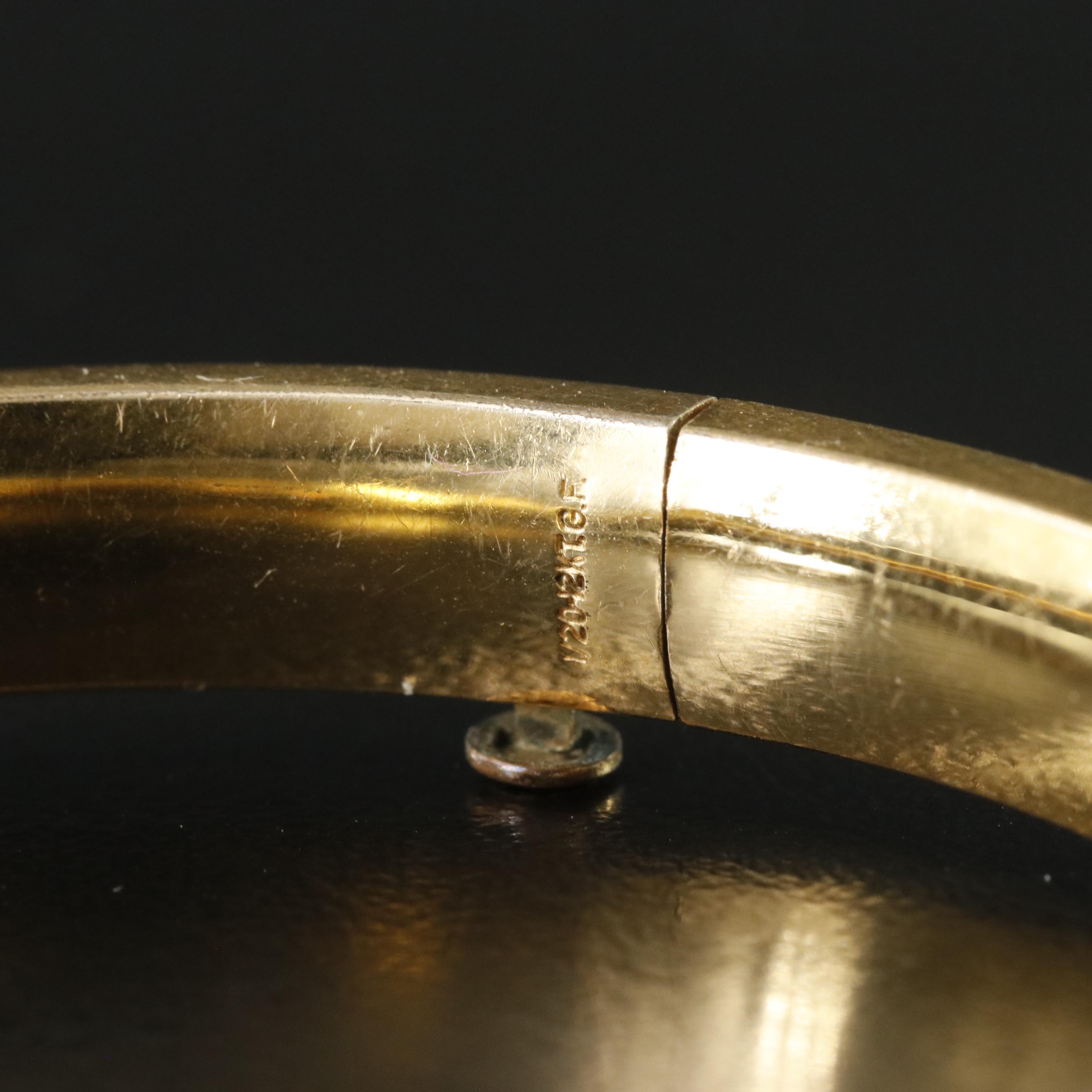Carl-Art Inc. Gold-Filled Bangle