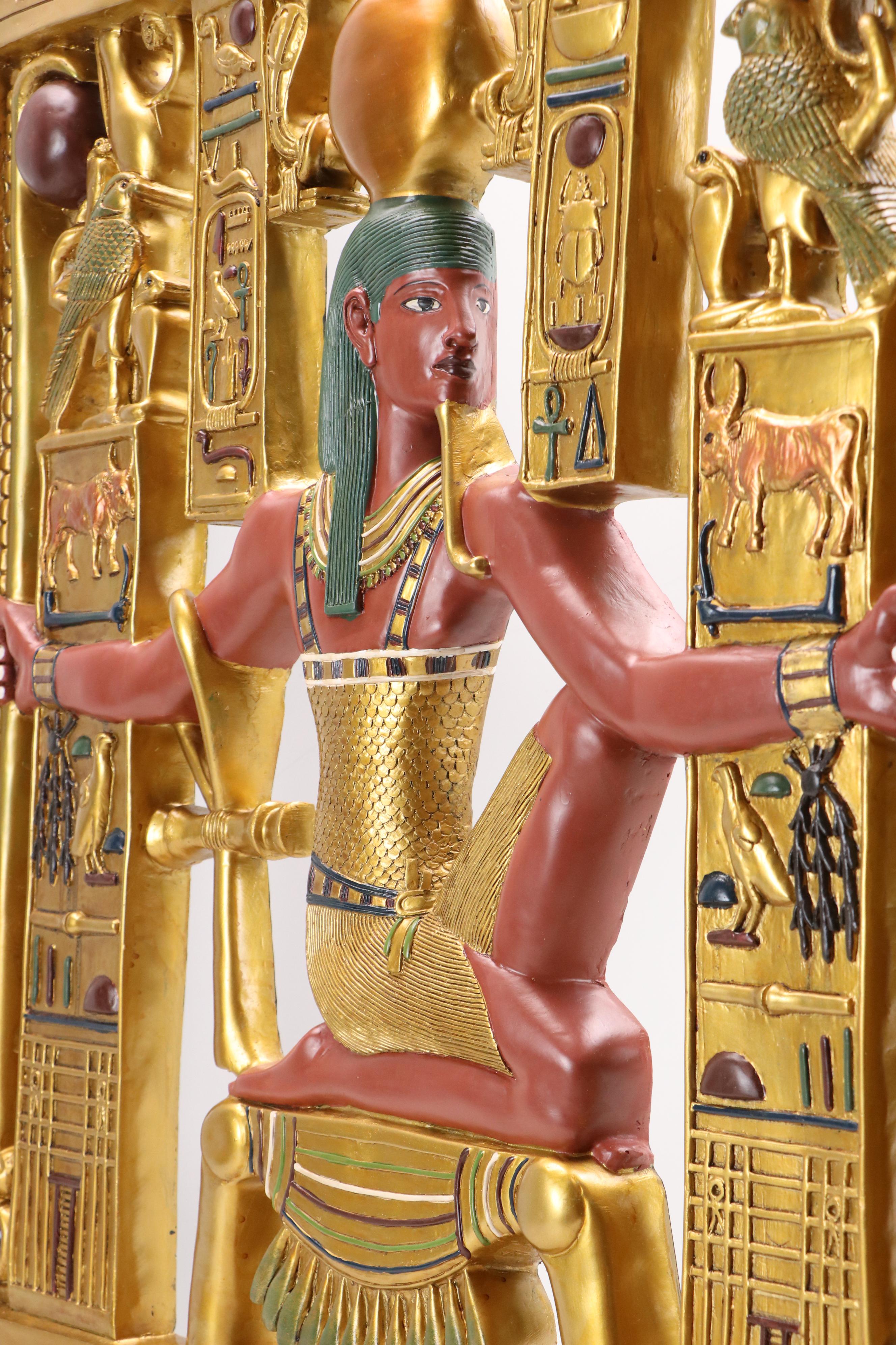 Gilded Wall Hanging Depicting Pharaoh, Late 20th Century/Early 21st Century