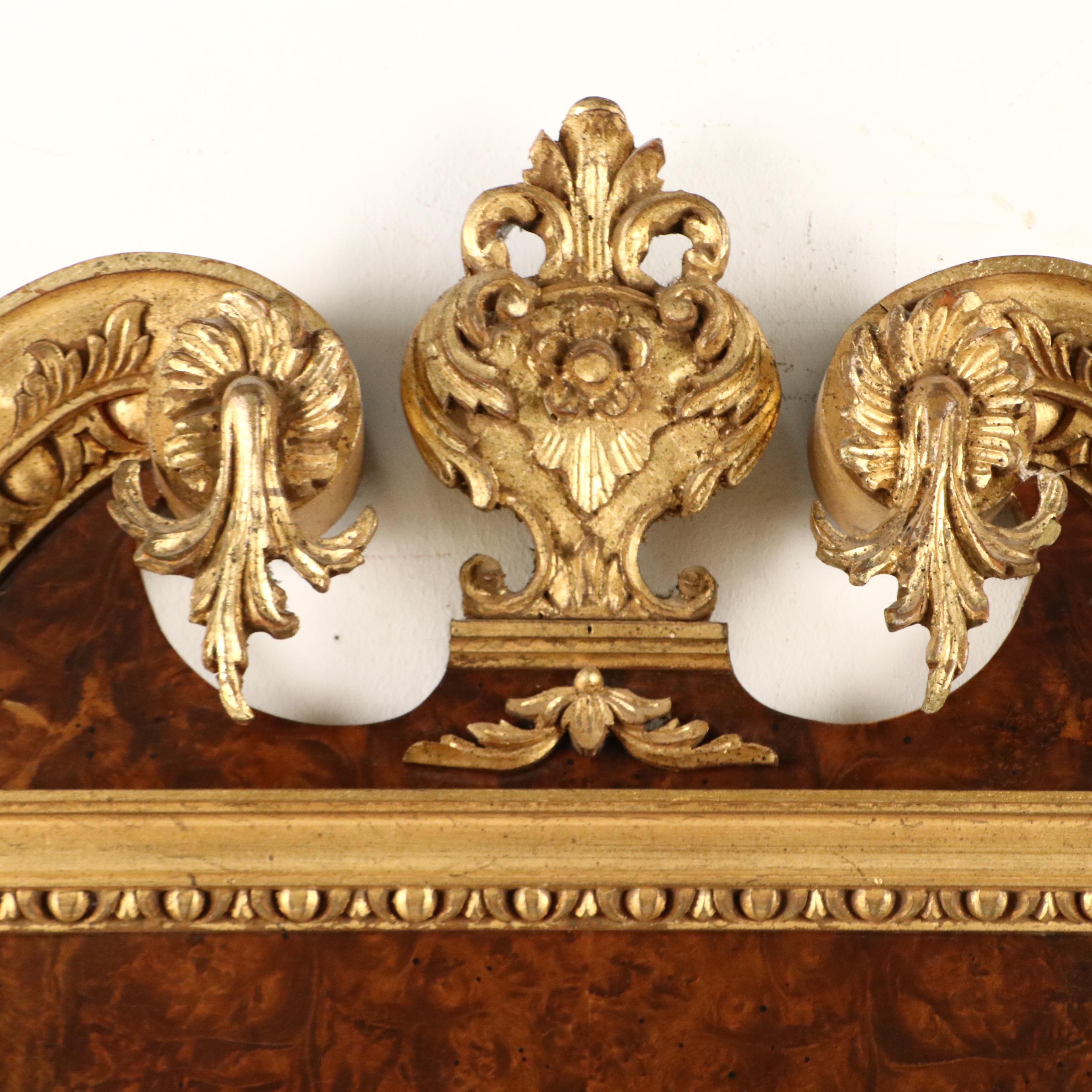 Chippendale Style Gilded Wall Mirror