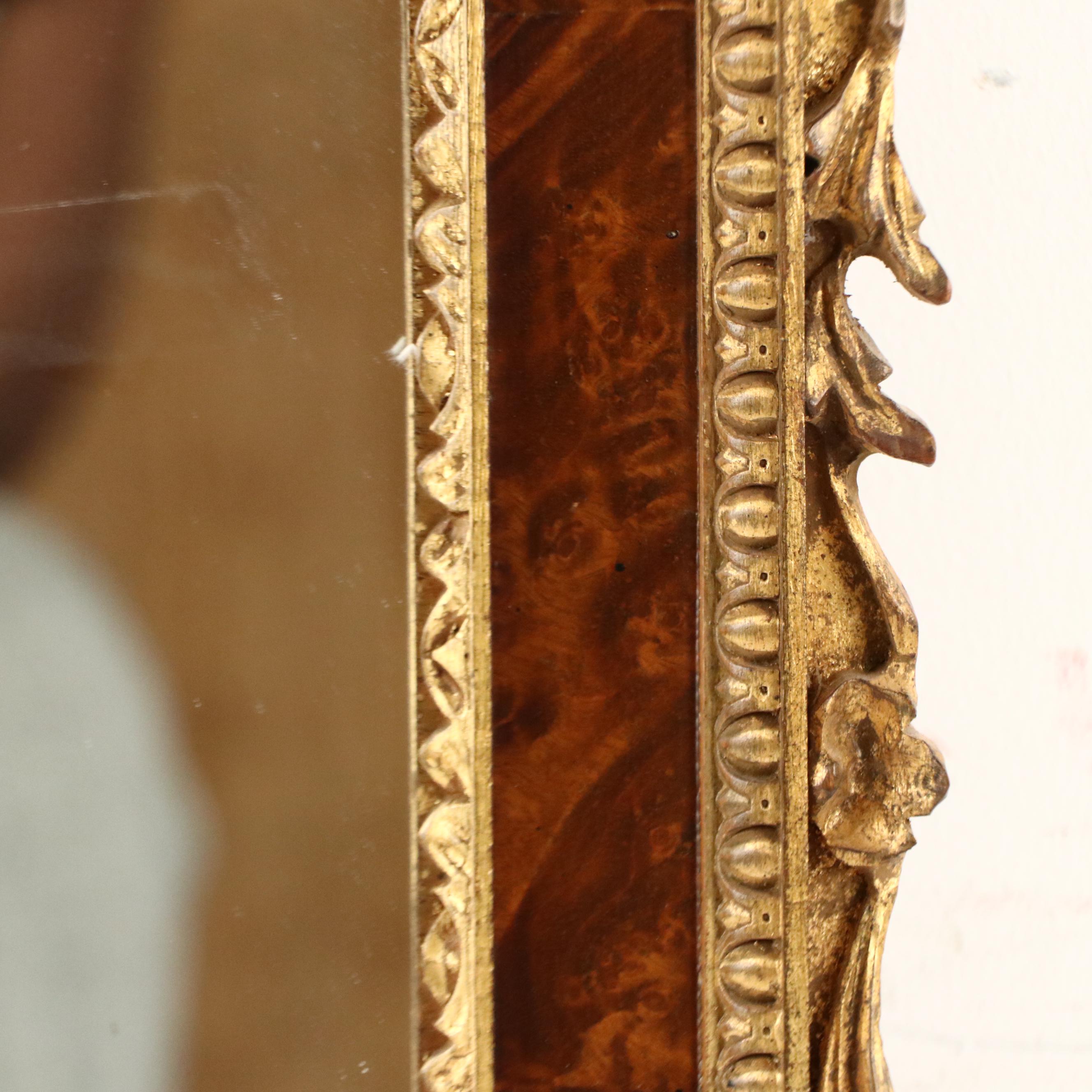 Chippendale Style Gilded Wall Mirror