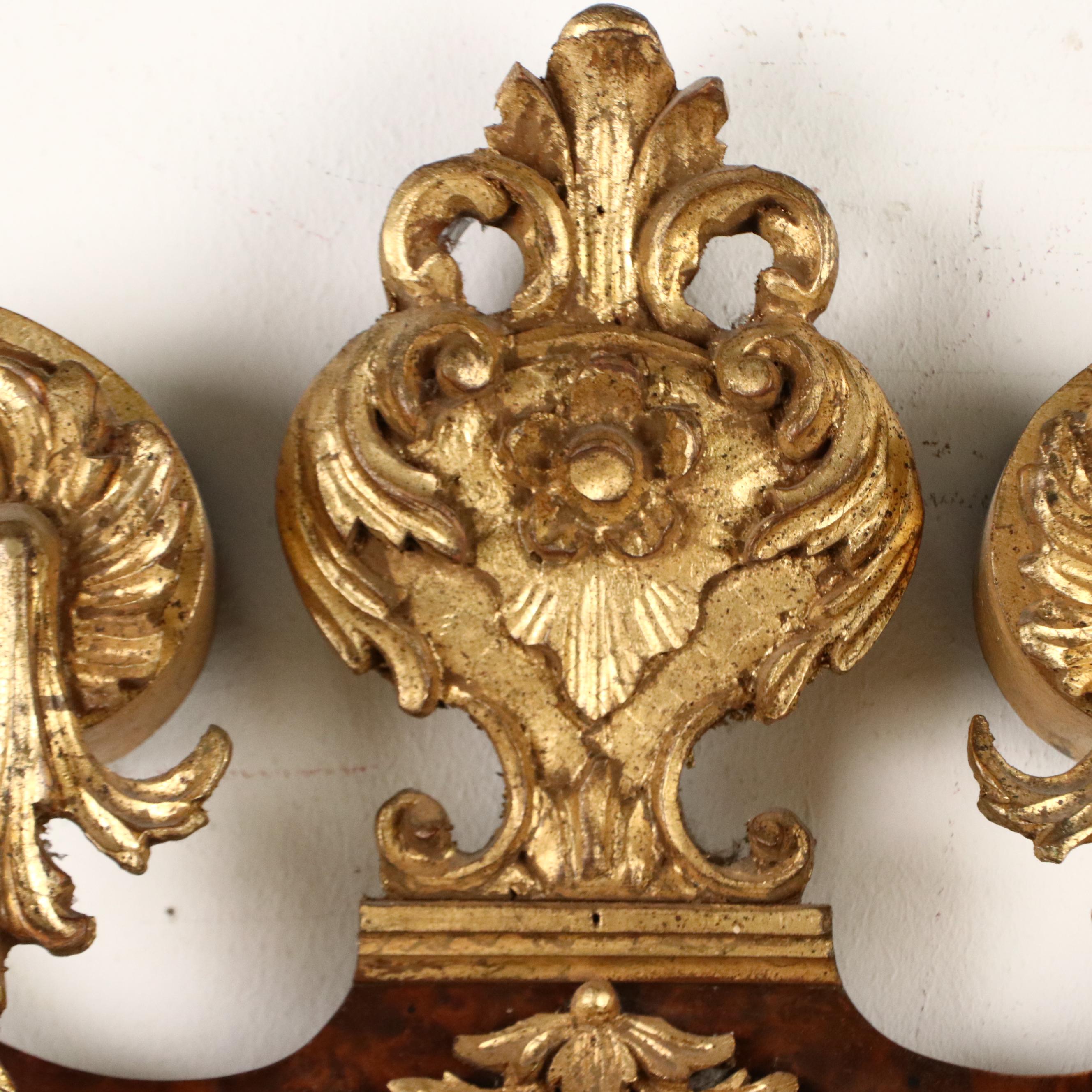 Chippendale Style Gilded Wall Mirror