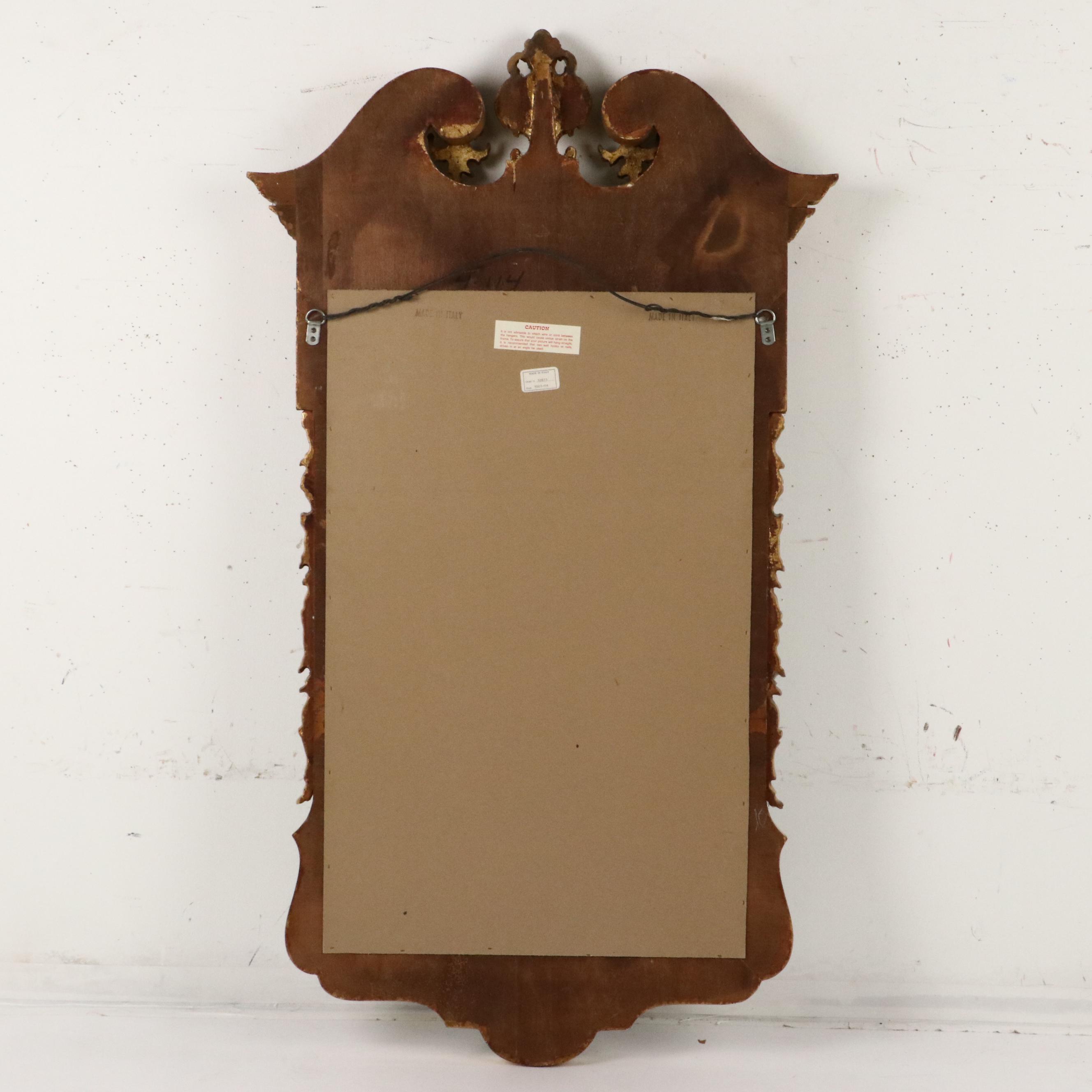 Chippendale Style Gilded Wall Mirror