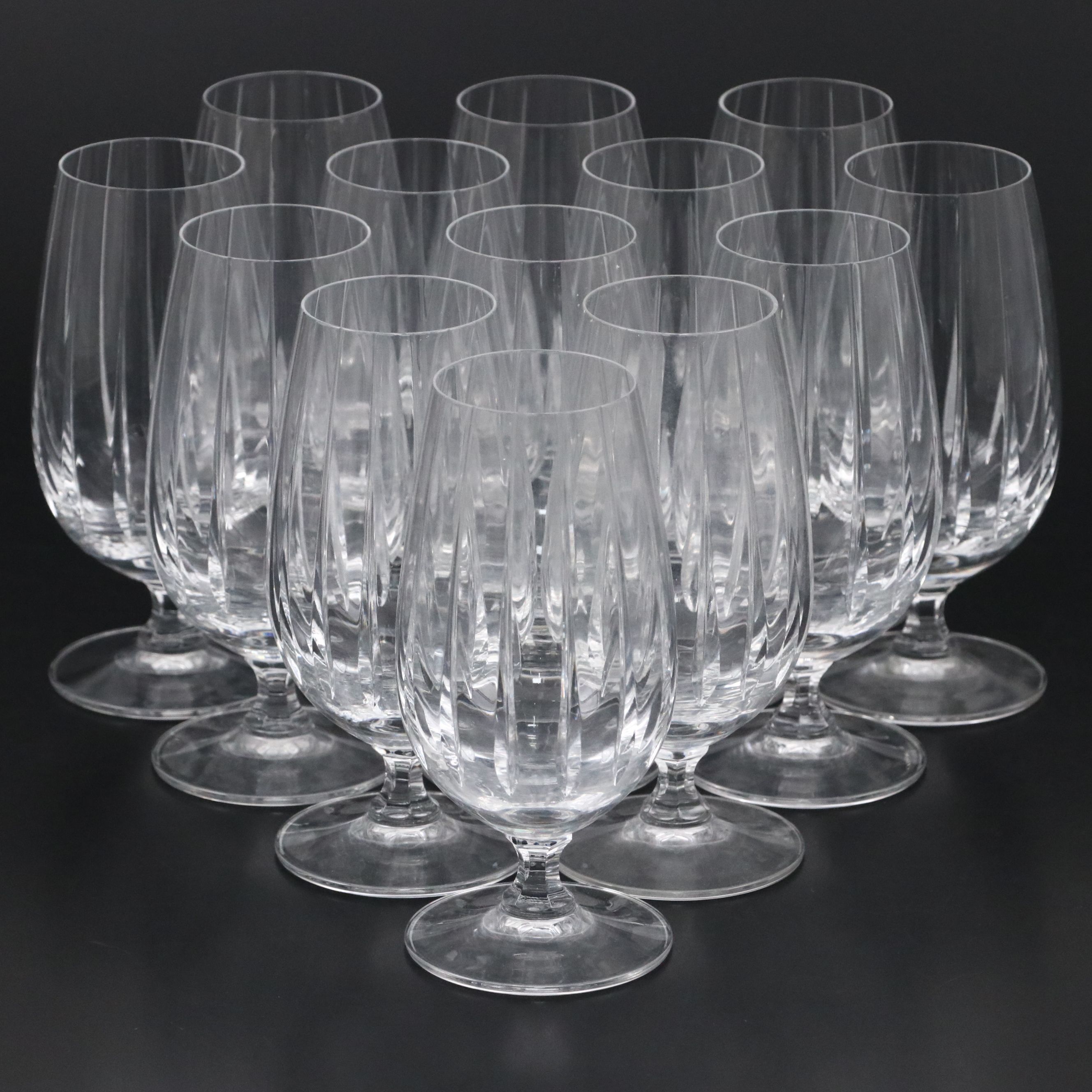 Mikasa "Infinity" Crystal Iced Tea Glasses, 1989–1993