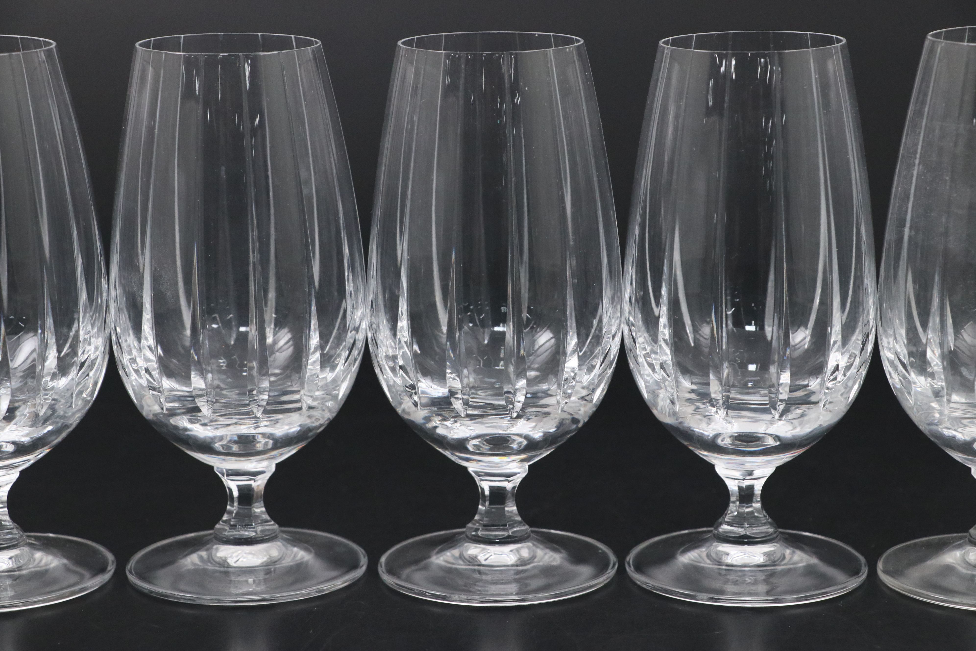 Mikasa "Infinity" Crystal Iced Tea Glasses, 1989–1993