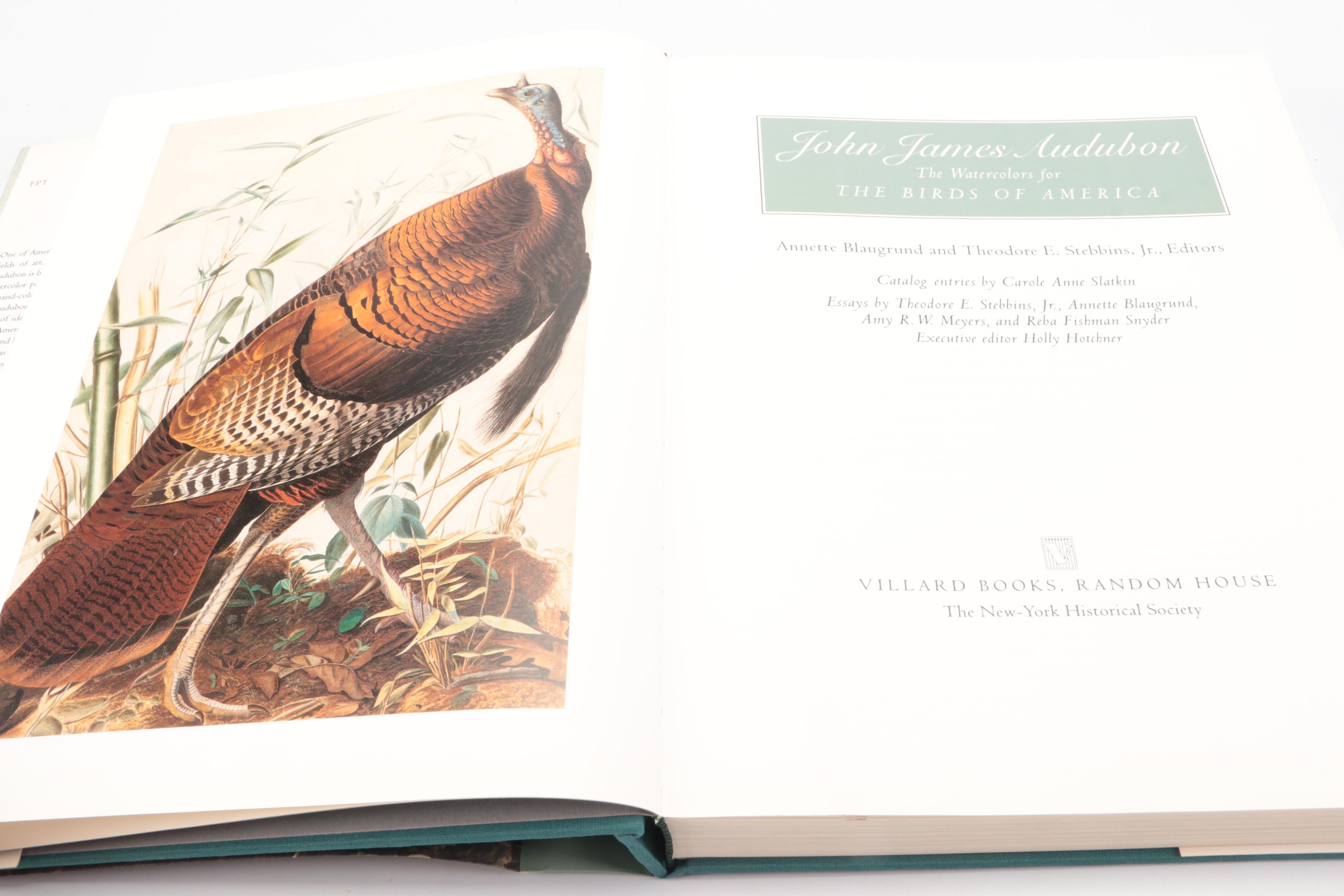 First Printing "John James Audubon: Watercolors for The Birds of America," 1993