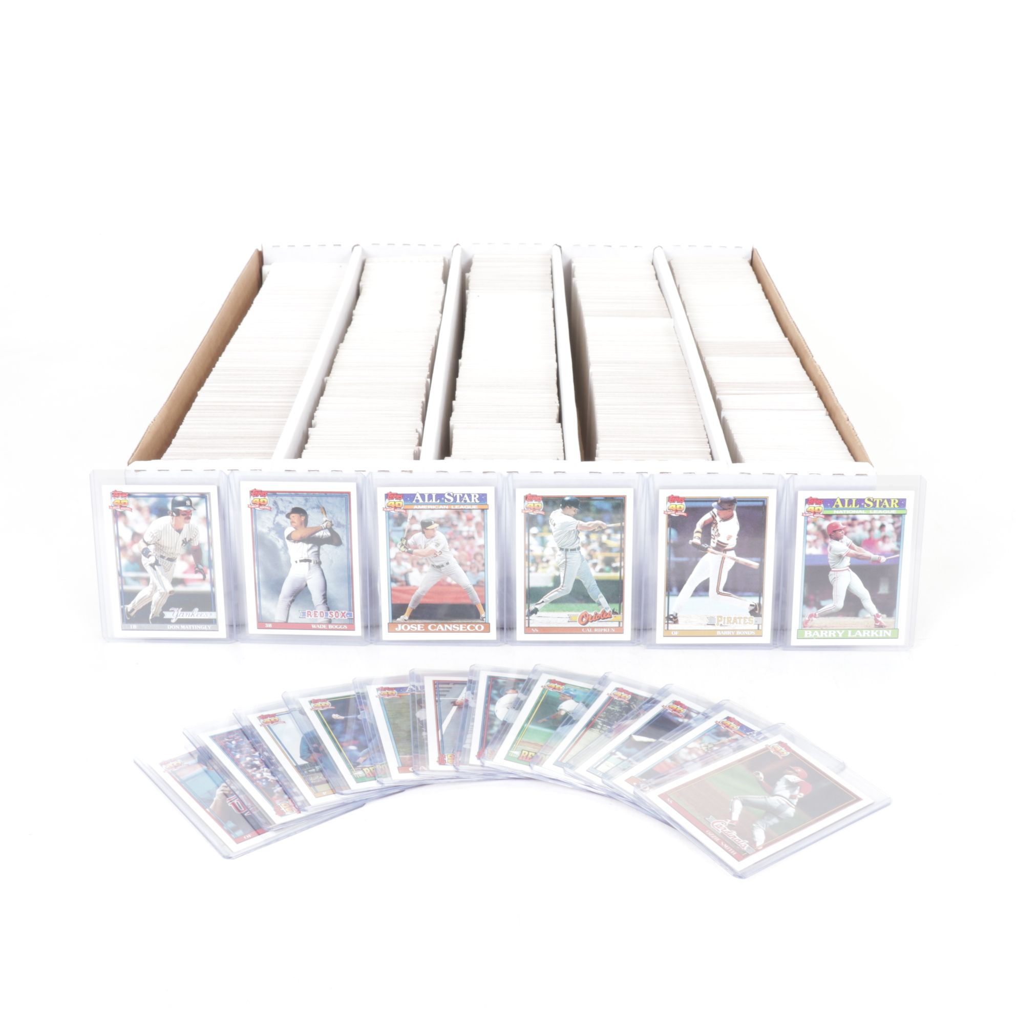 5,000 Mint Condition 1991 Topps Cut Card Storage Vending Case Baseball Cards