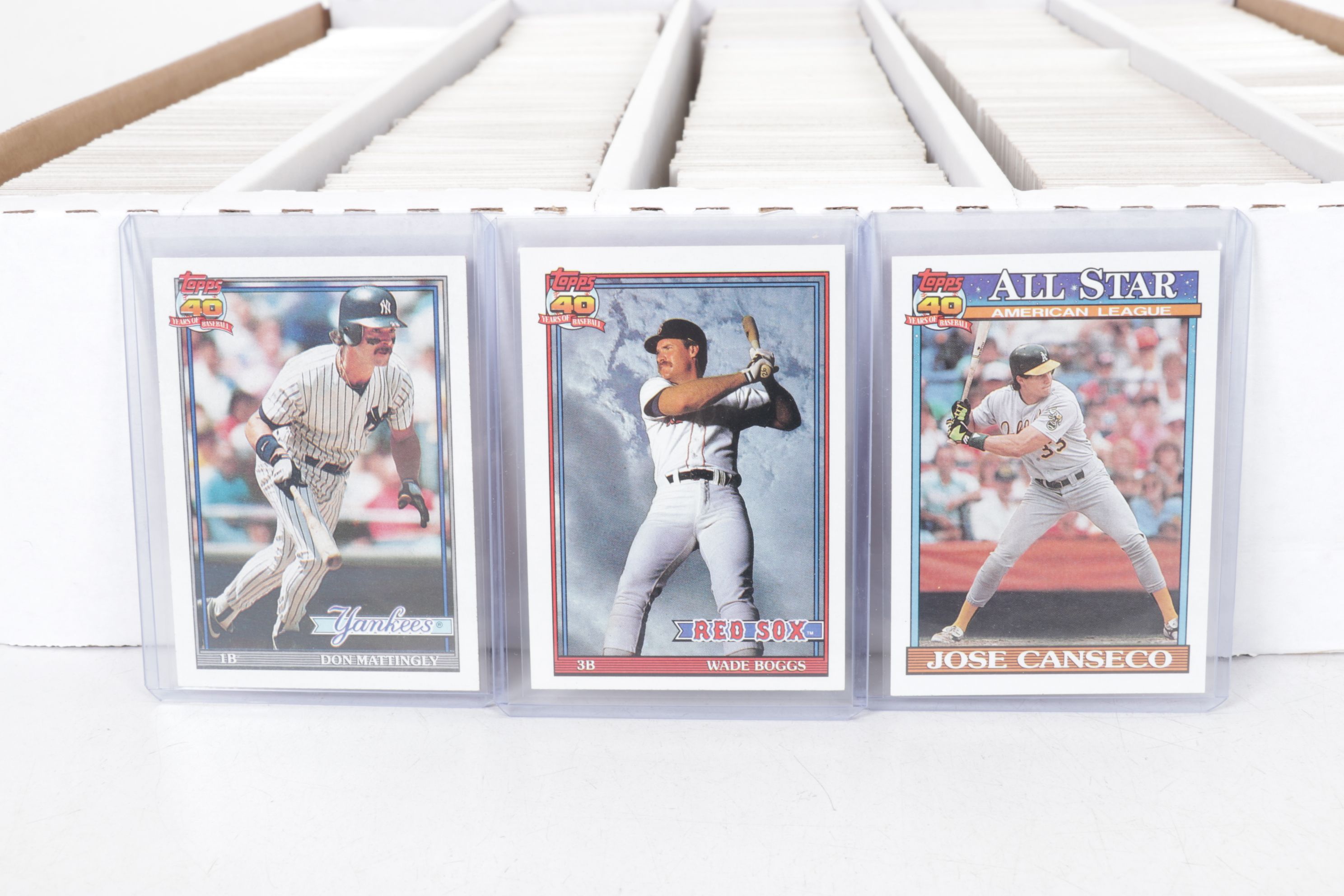5,000 Mint Condition 1991 Topps Cut Card Storage Vending Case Baseball Cards
