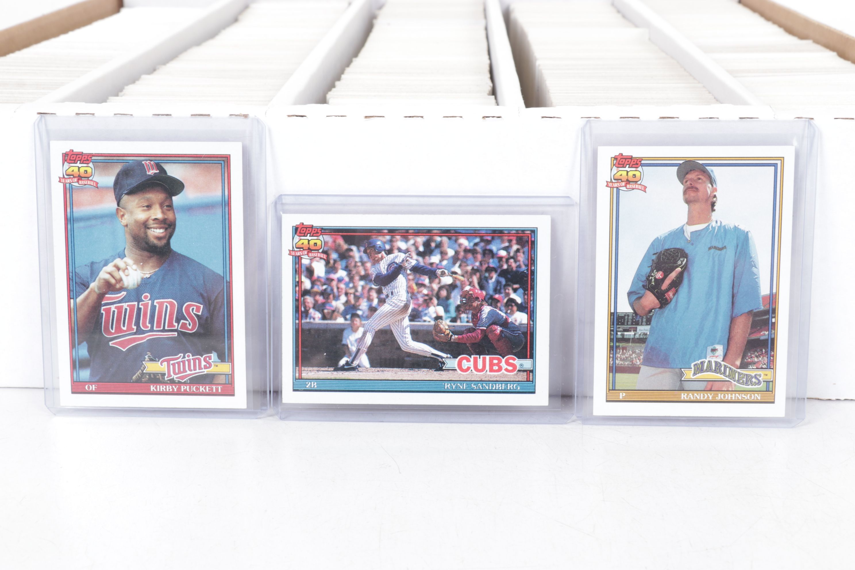 5,000 Mint Condition 1991 Topps Cut Card Storage Vending Case Baseball Cards