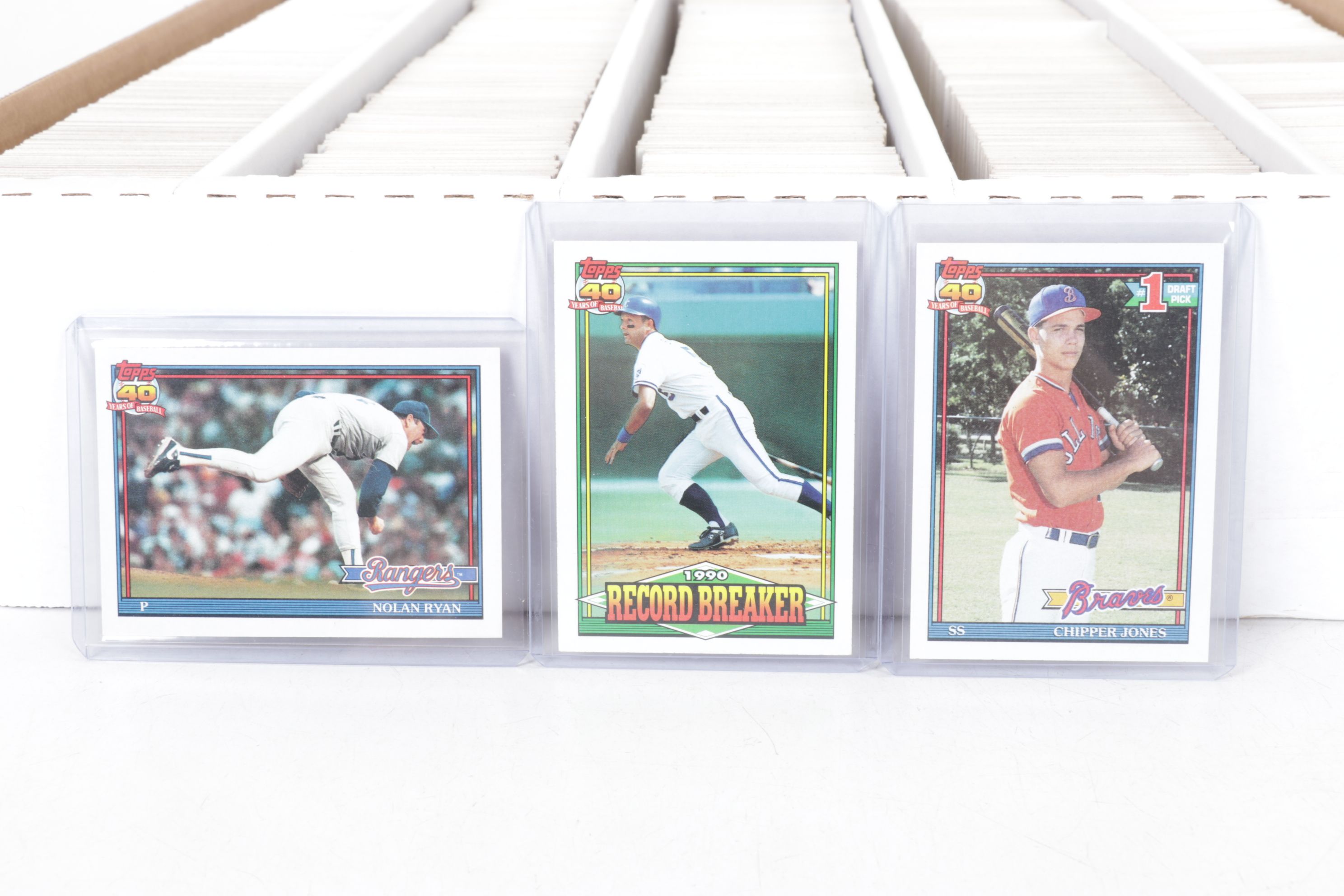 5,000 Mint Condition 1991 Topps Cut Card Storage Vending Case Baseball Cards