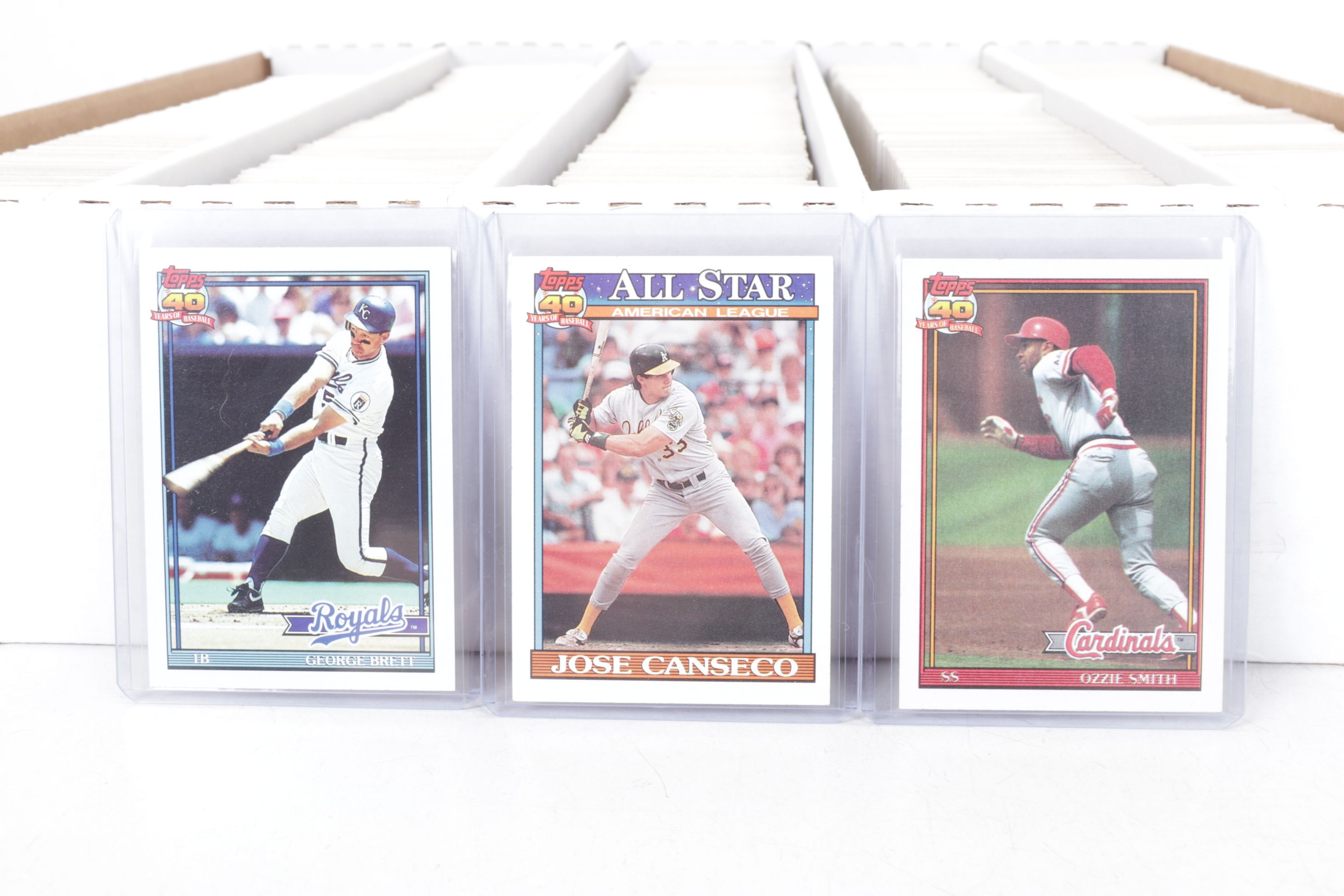 5,000 Mint Condition 1991 Topps Cut Card Storage Vending Case Baseball Cards