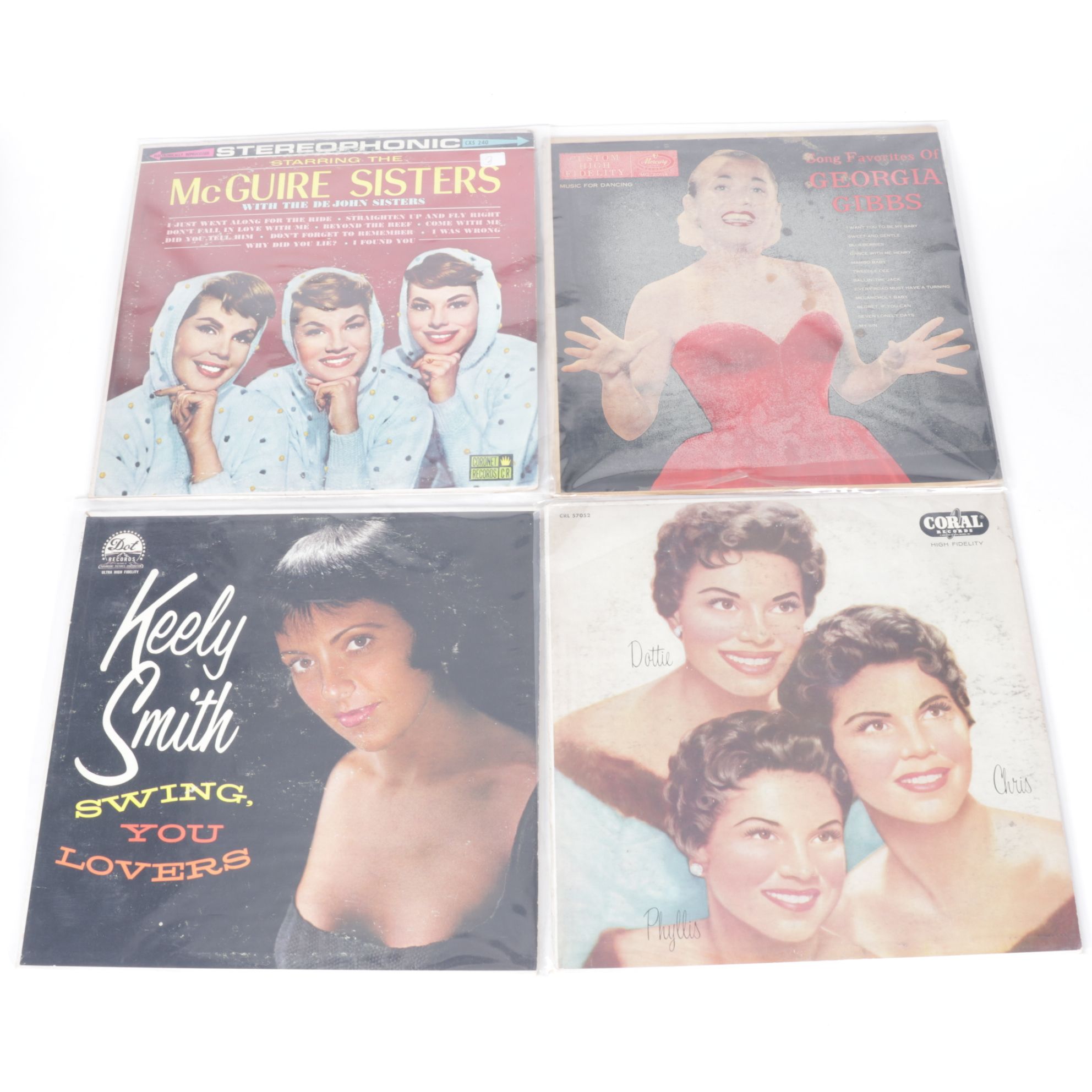 McGuire Sisters, Georgia Gibbs, Dinah Washington and More Vinyl Records