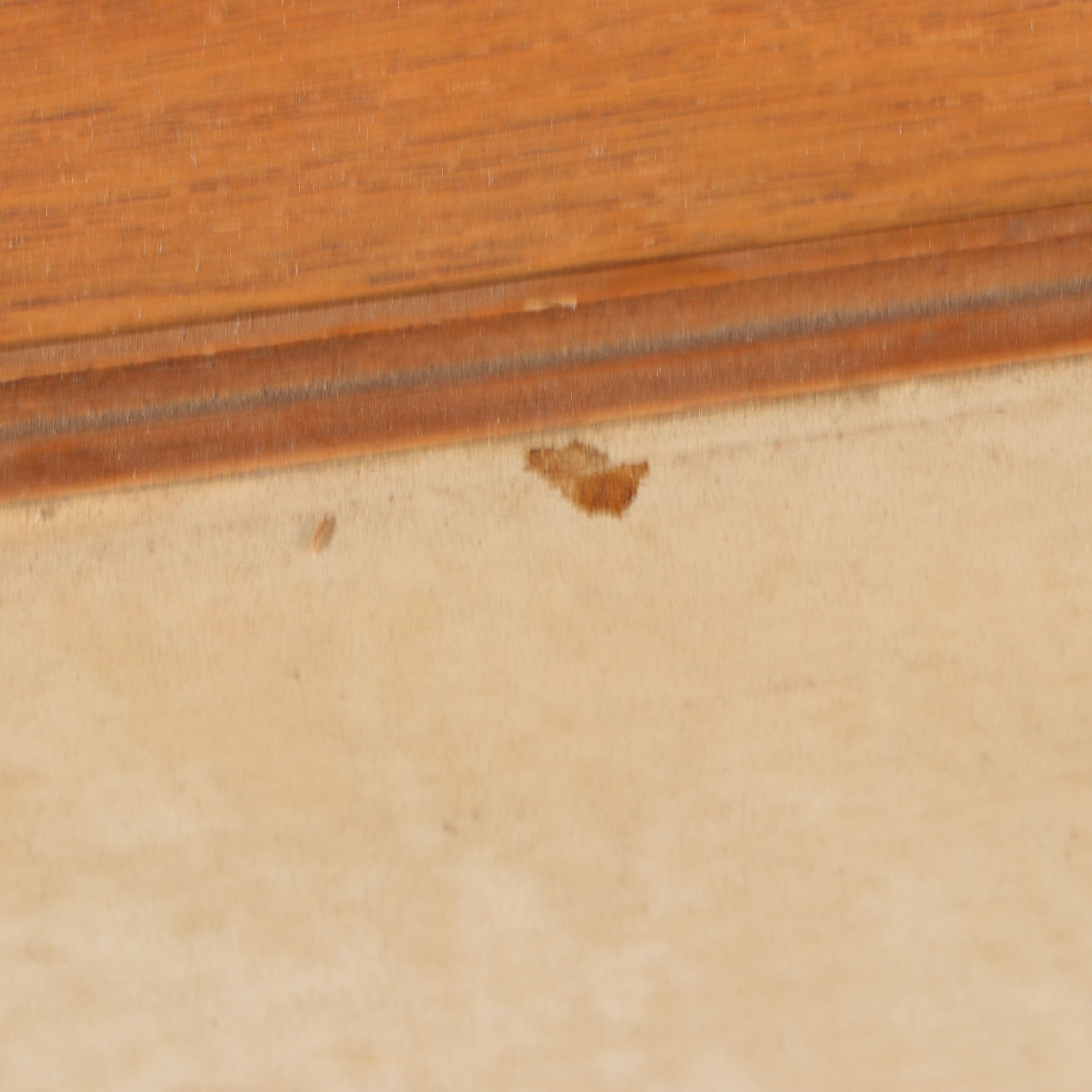 John Van Koert for Drexel Mid Century Modern Walnut Desk with Leather Top