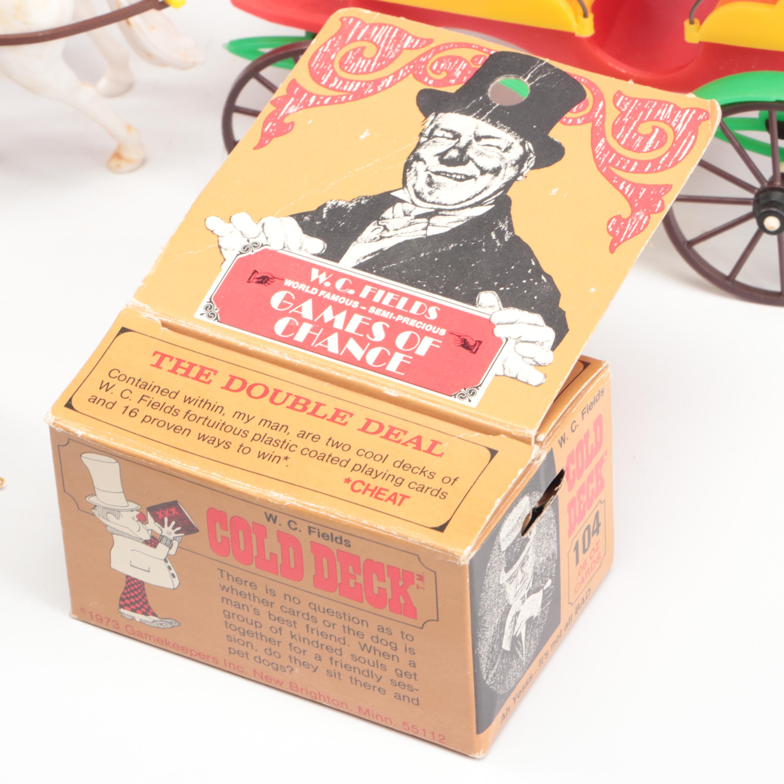 Max Carl Wind-Up Frog and Halsam Safety Blocks with More Vintage Toys