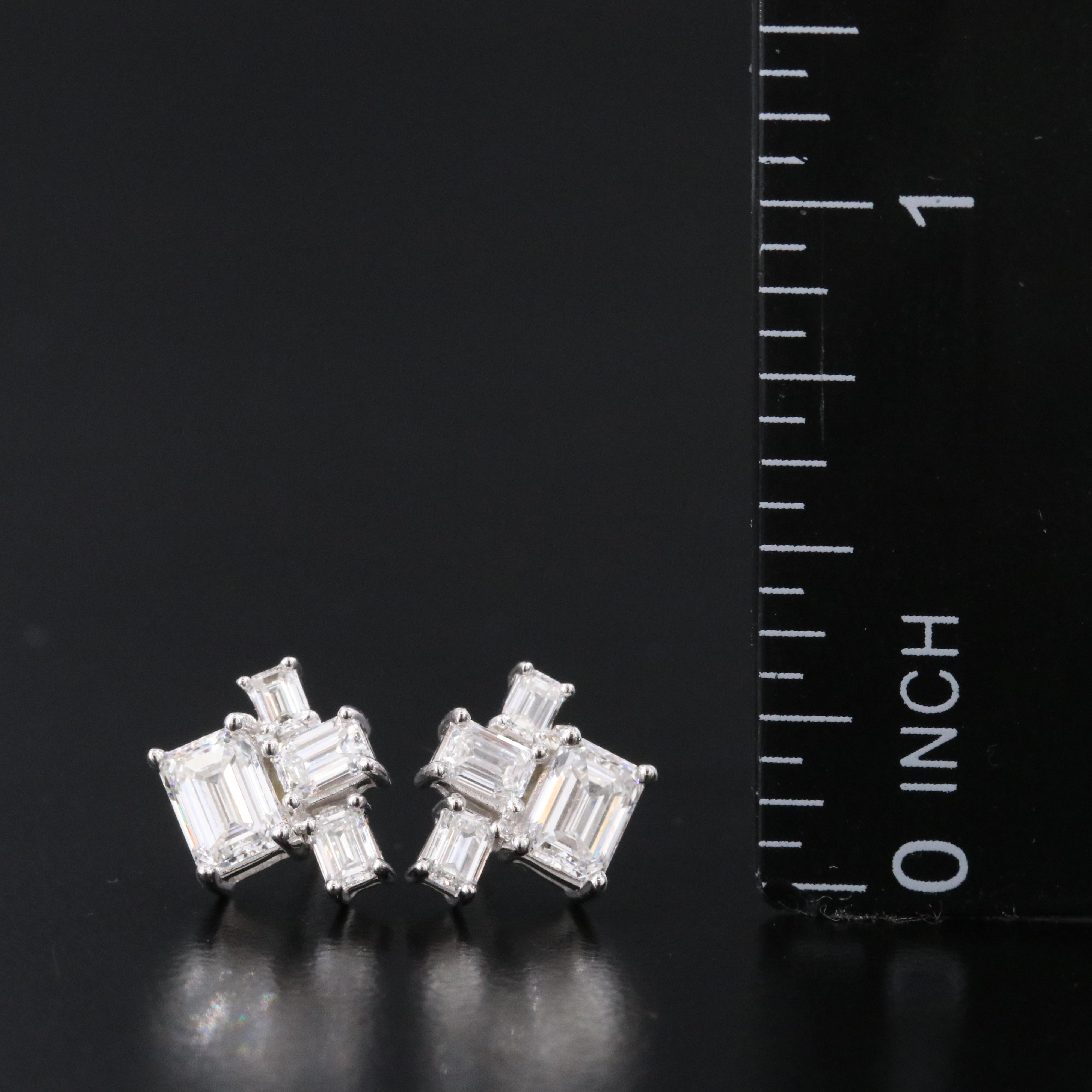 14K 1.25 CTW Lab Grown Diamond Earrings