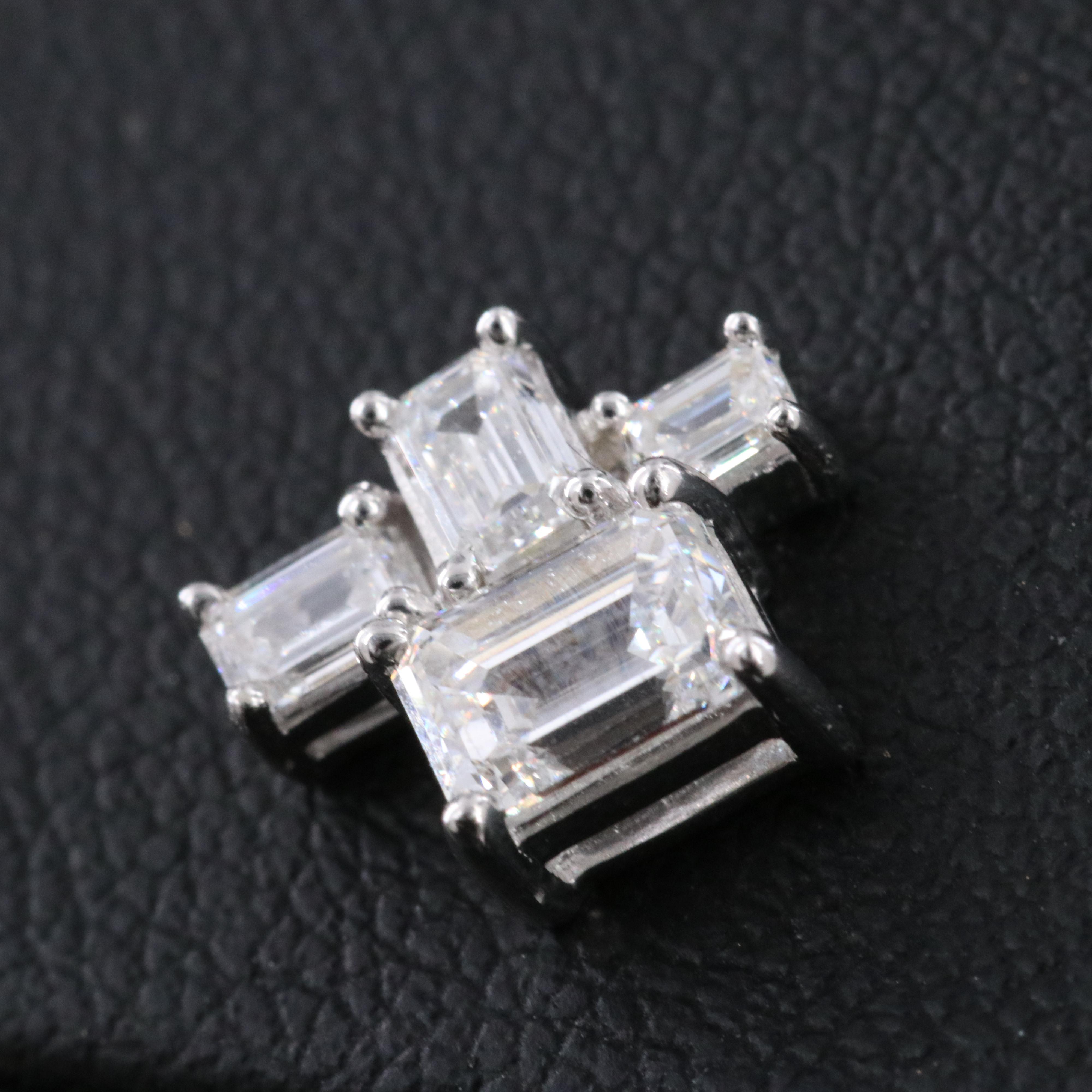 14K 1.25 CTW Lab Grown Diamond Earrings