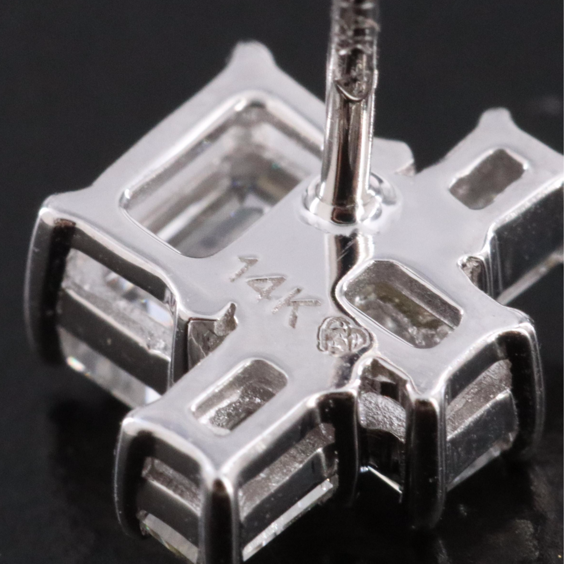 14K 1.25 CTW Lab Grown Diamond Earrings