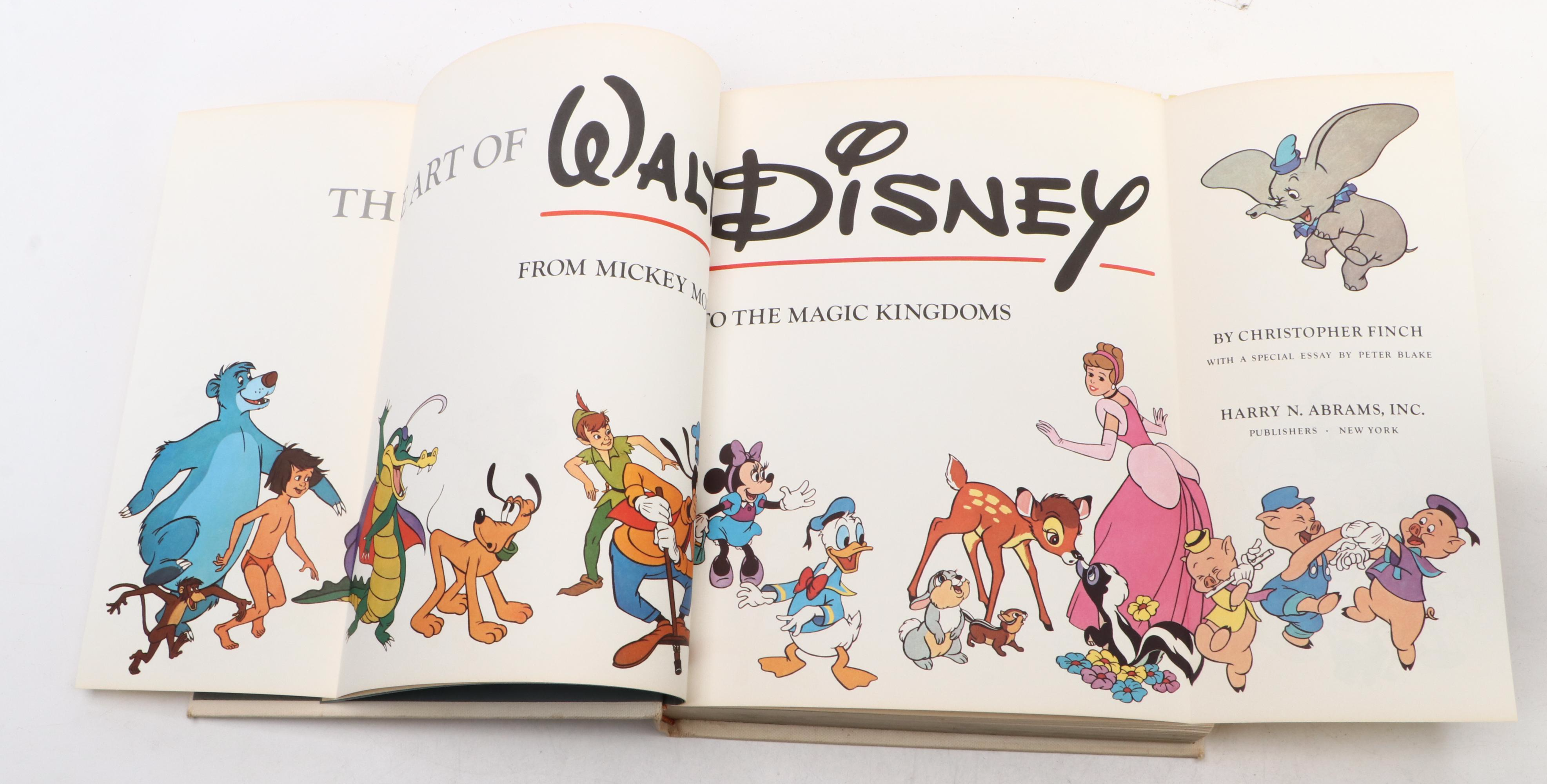 First Edition "The Art of Walt Disney" by Christopher French, 1973
