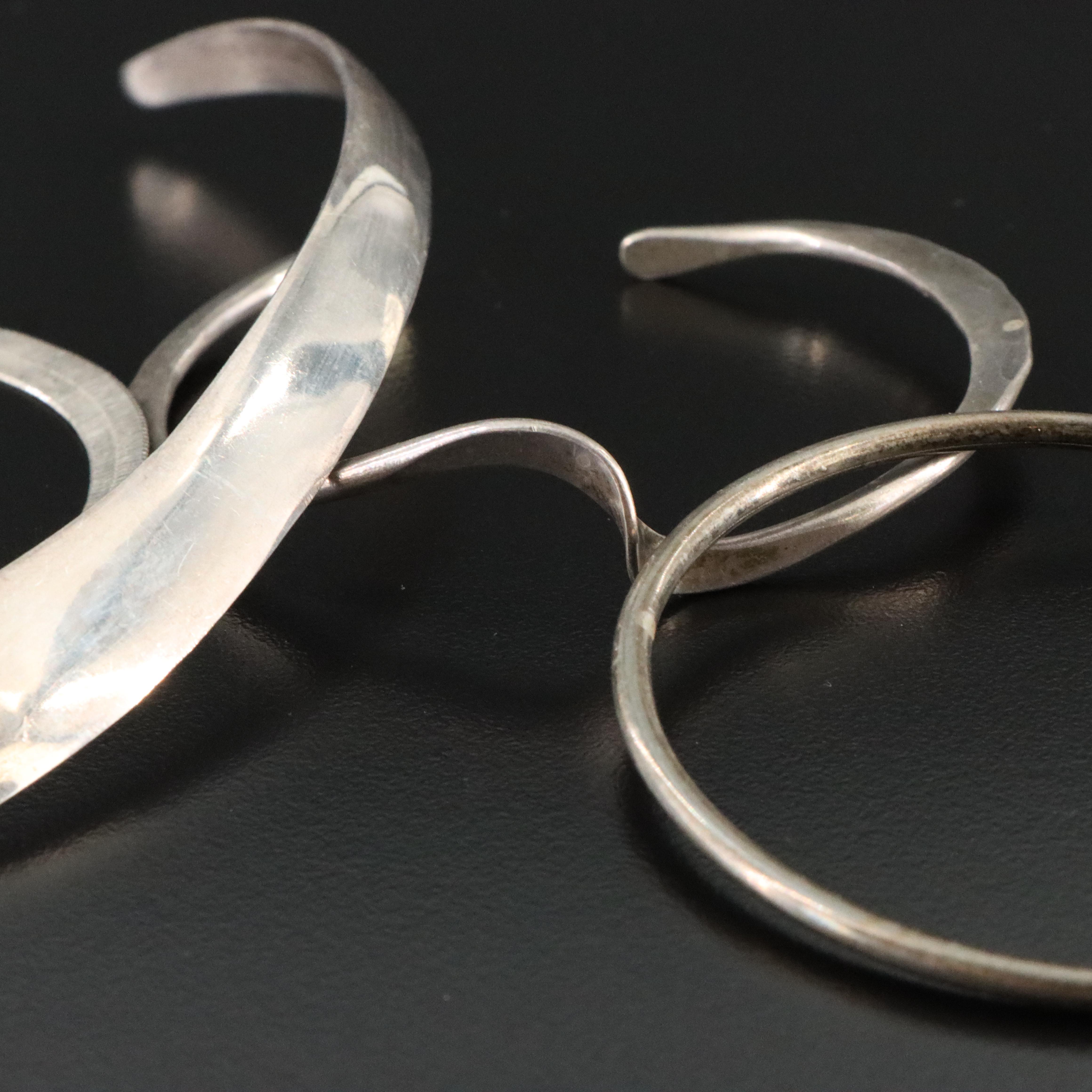 Sterling Bracelets and Collar Necklace Collection