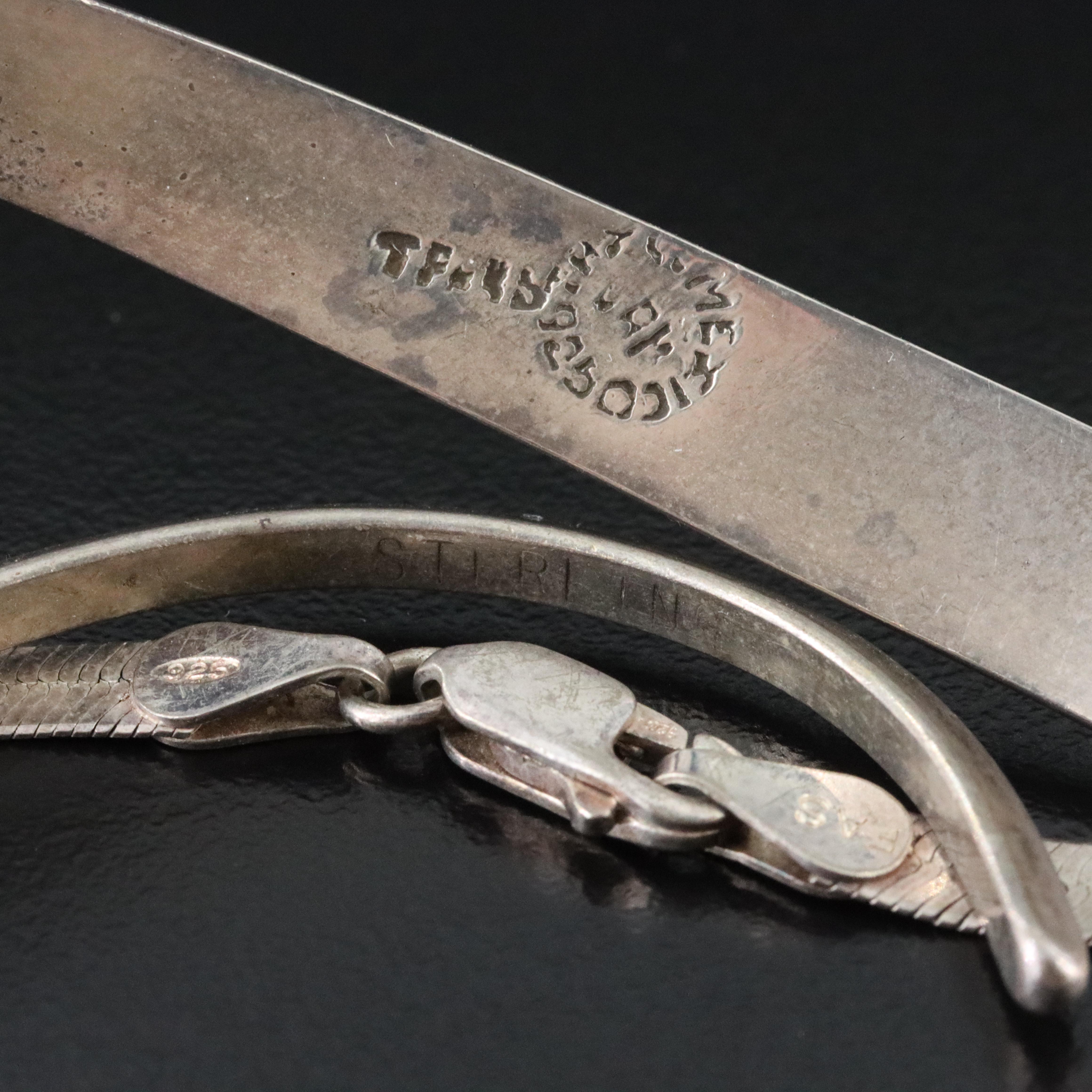 Sterling Bracelets and Collar Necklace Collection